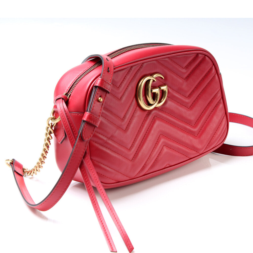 Gucci Marmont Camera Bag Leather Small Travel Bag