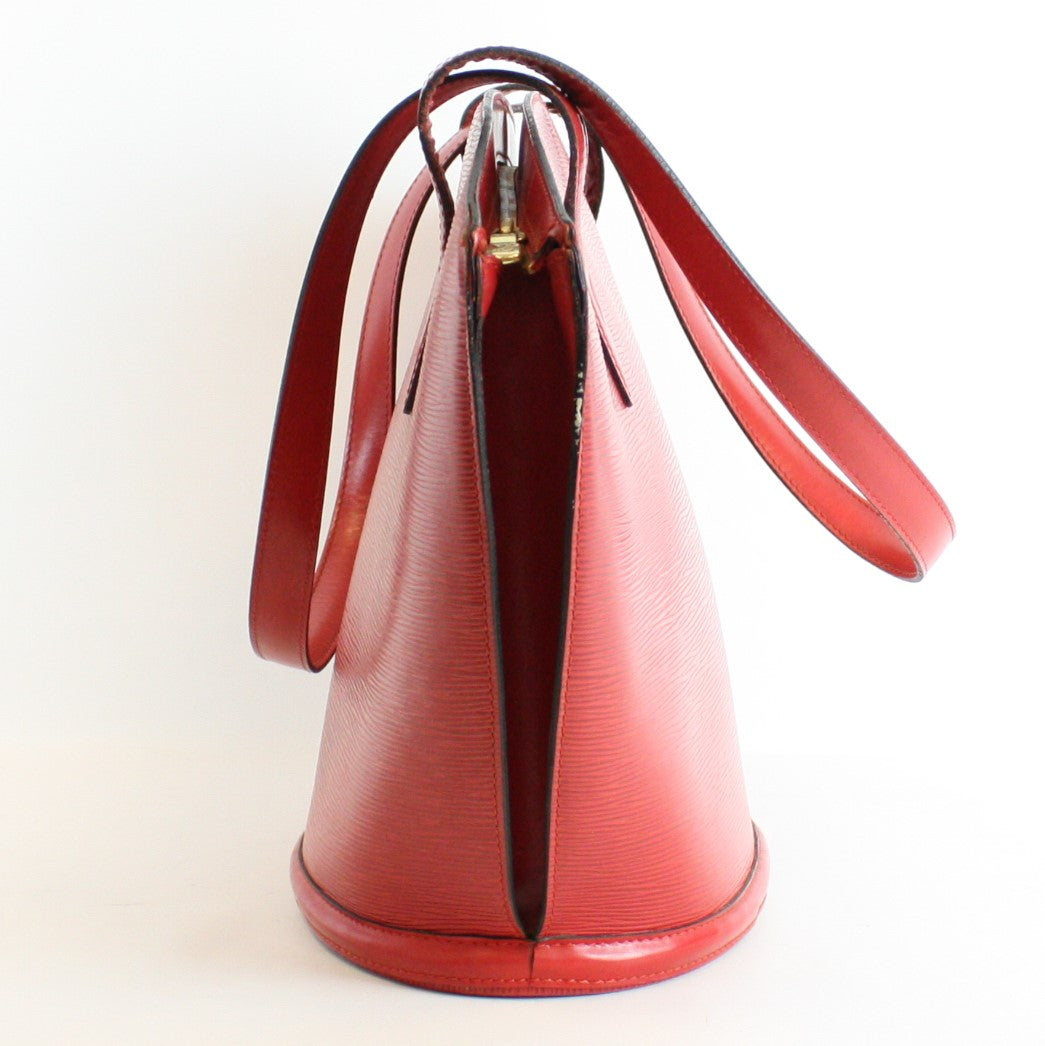 Louis Vuitton St Jacques Red GM Epi Handbag