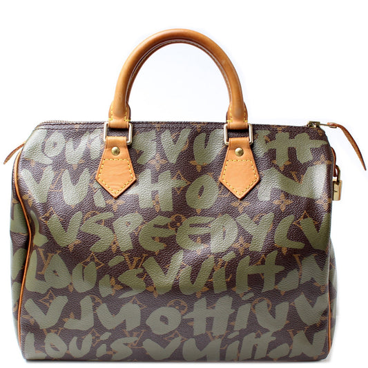 Louis Vuitton Speedy 30 Graffiti Handbag