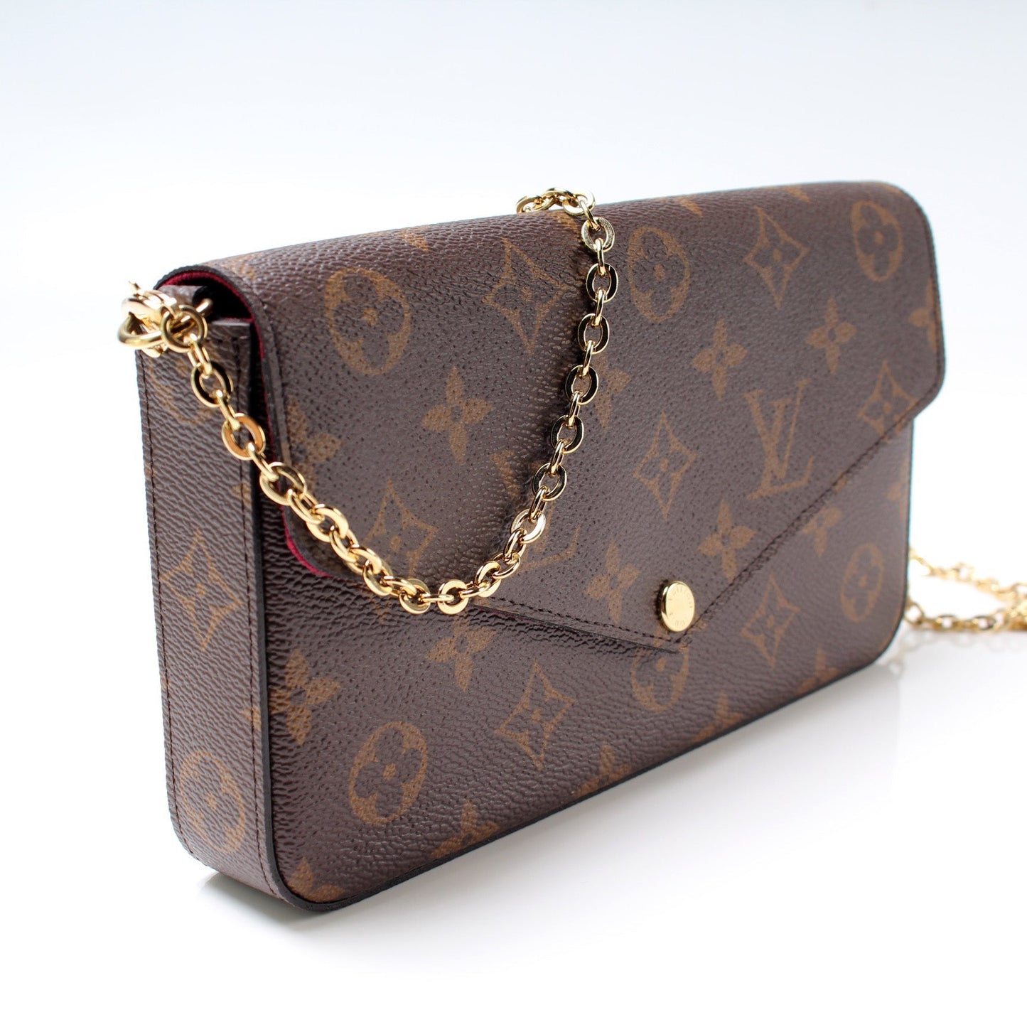 Louis Vuitton Pochette Felicie Monogram Clutch Bag Monogram 15