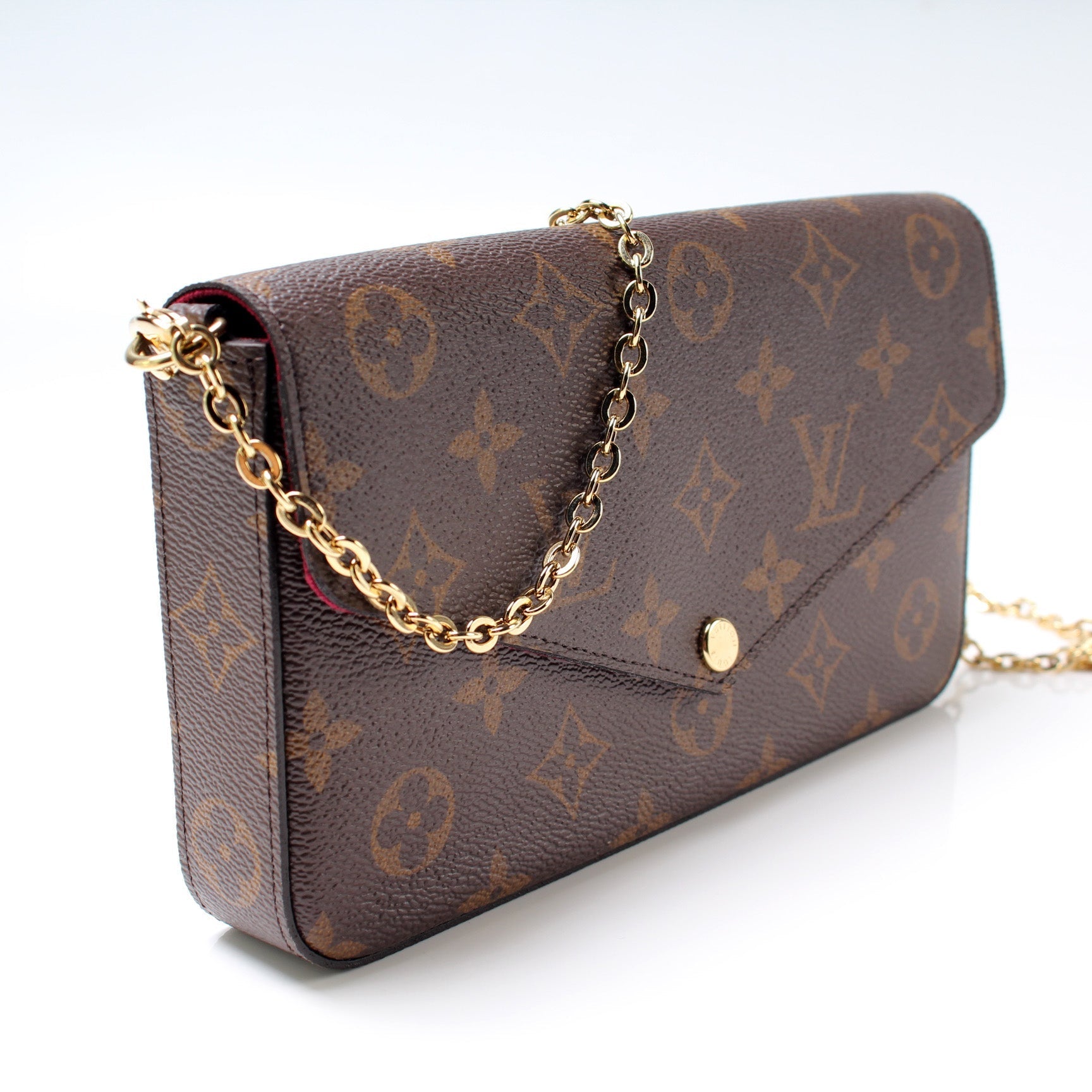 Louis Vuitton Pochette Felicie Monogram Clutch Bag Monogram 15