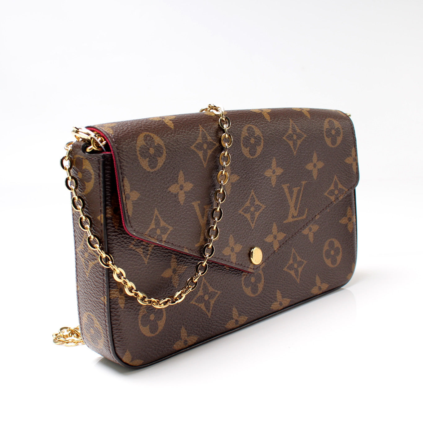 Louis Vuitton Pochette Felicie Monogram Clutch Bag Monogram 16