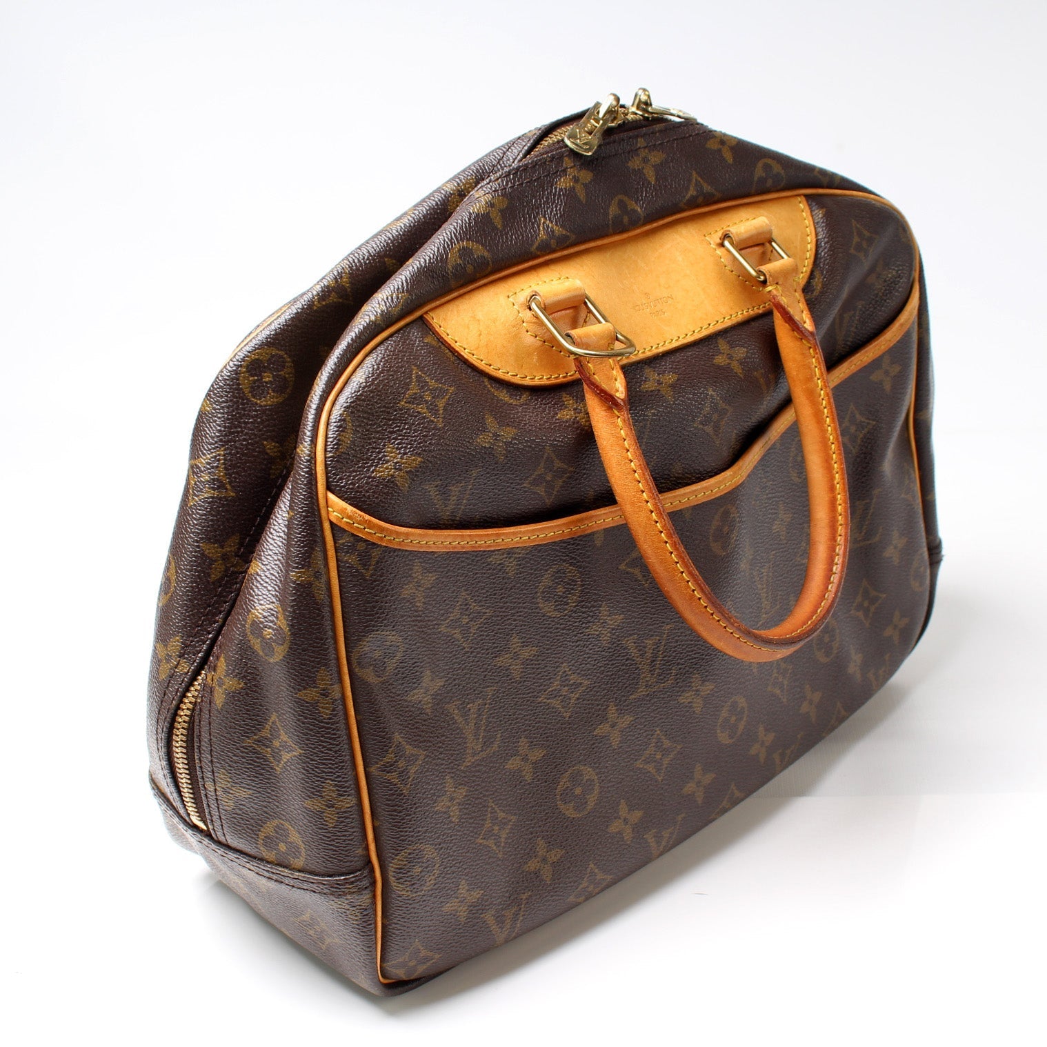 Louis Vuitton Deauville Monogram Handbag Monogram 12