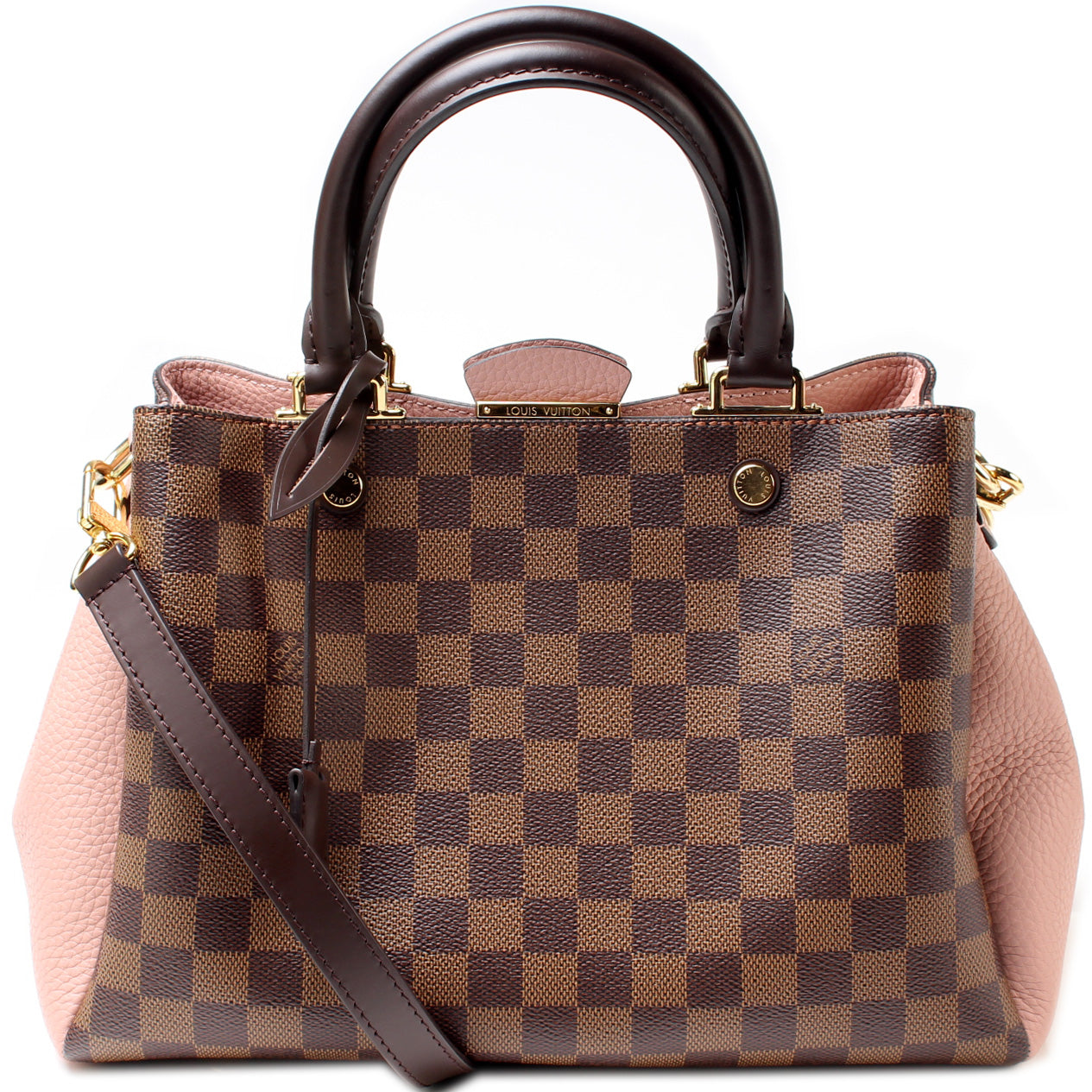 Louis Vuitton Britanny Ebene Damier Handbag