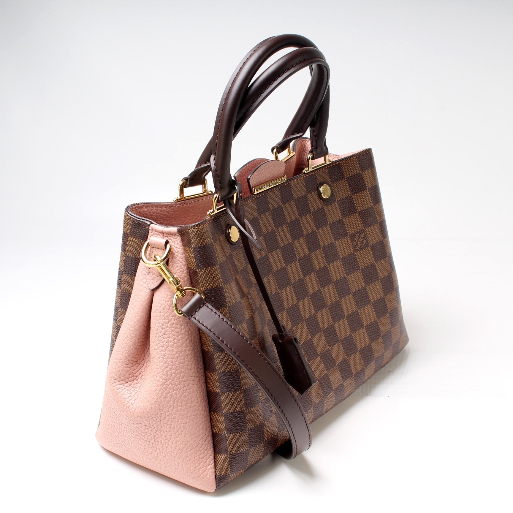 Louis Vuitton Britanny Ebene Damier Handbag