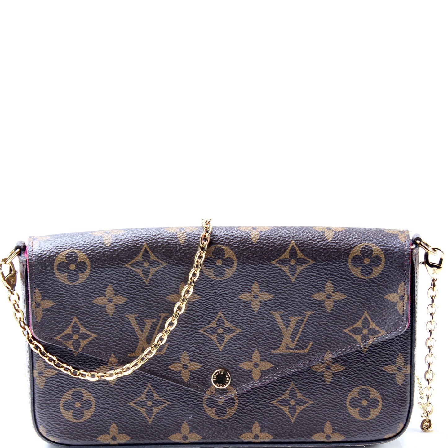 Louis Vuitton Pochette Felicie Monogram Clutch Bag Monogram 17