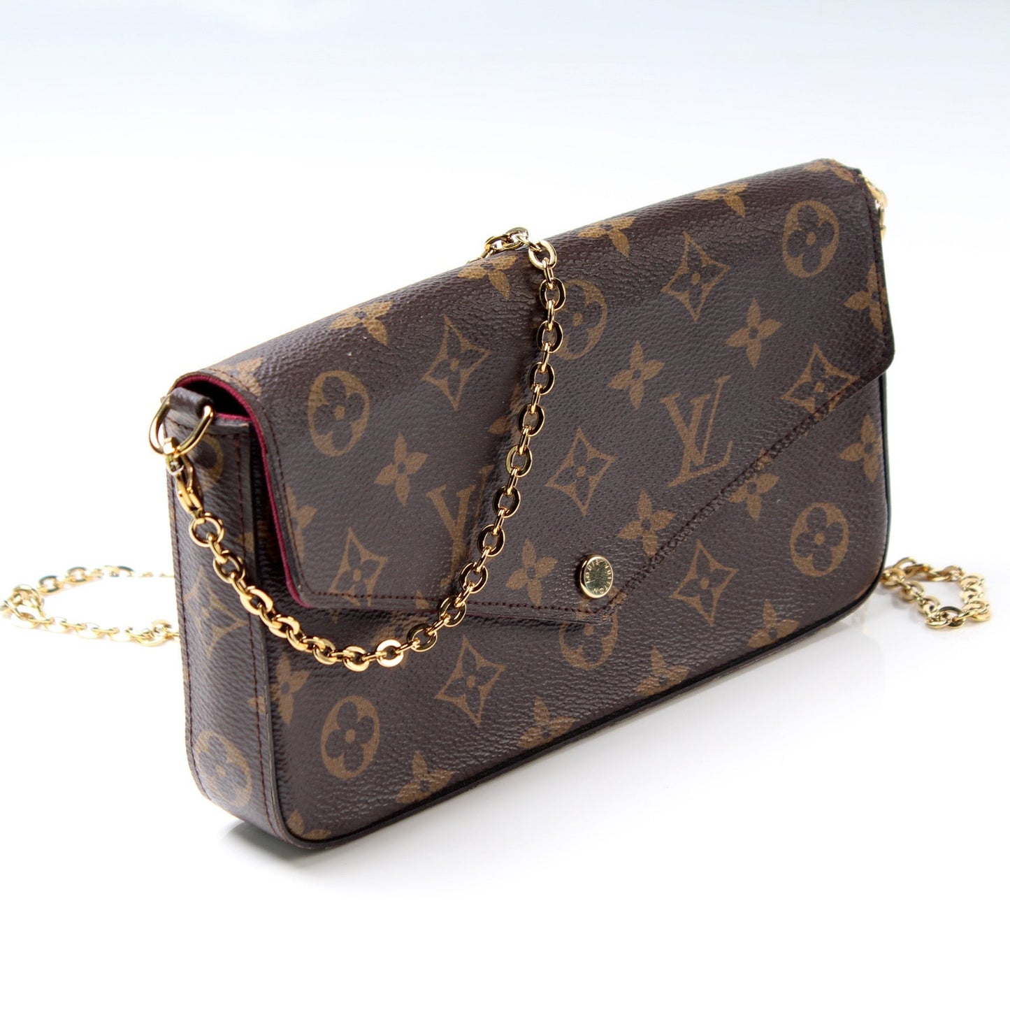 Louis Vuitton Pochette Felicie Monogram Clutch Bag Monogram 17