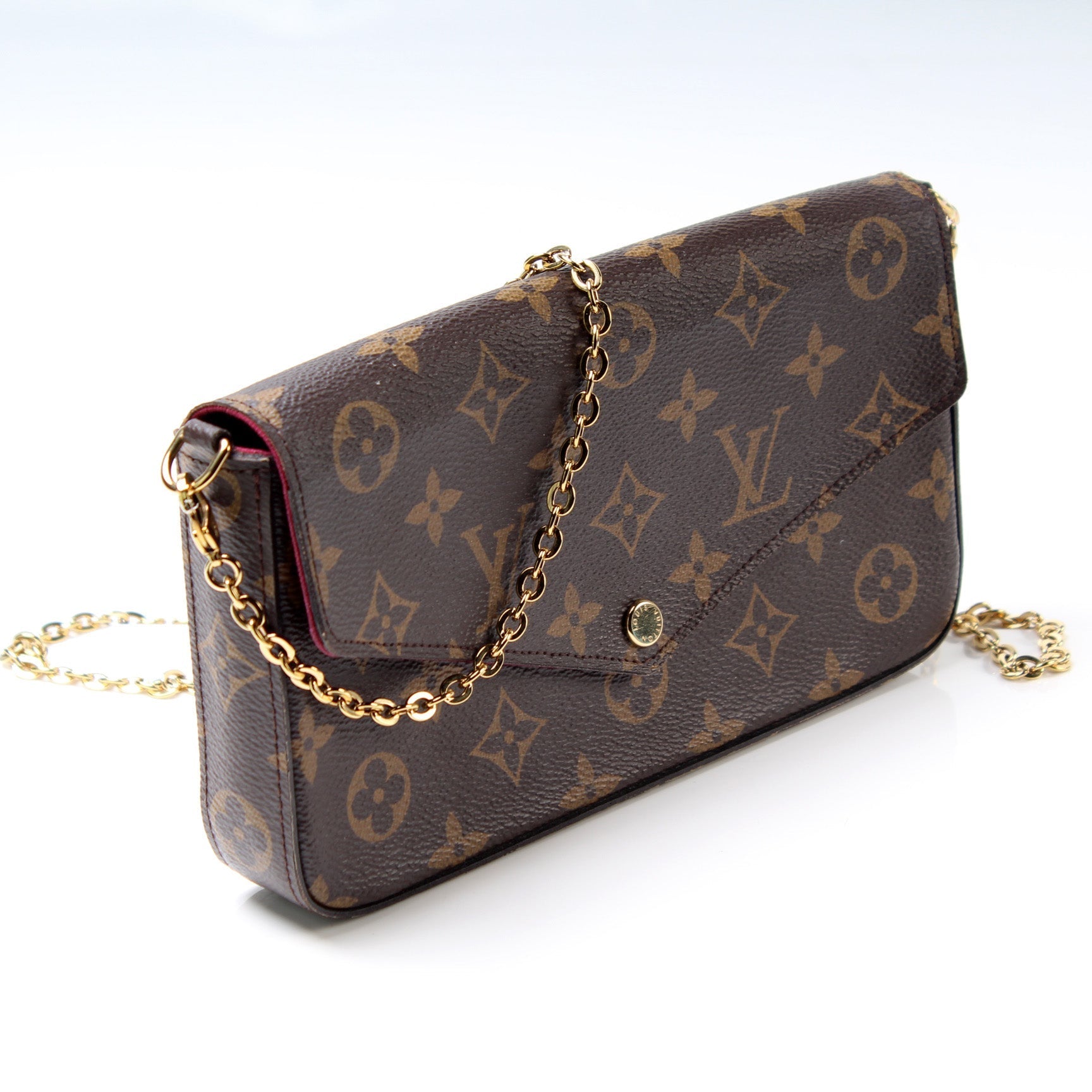 Louis Vuitton Pochette Felicie Monogram Clutch Bag Monogram 17
