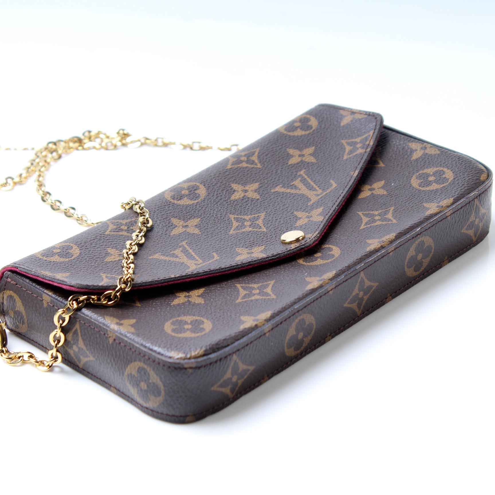 Louis Vuitton Pochette Felicie Monogram Clutch Bag Monogram 17