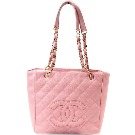 Chanel Petite Shopping Caviar Tote Bag