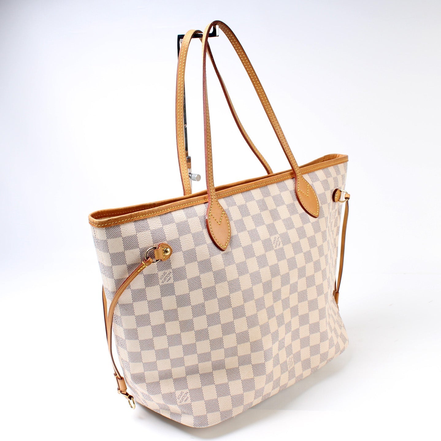 Louis Vuitton Neverfull MM Azur Damier Tote Bag Azur 28