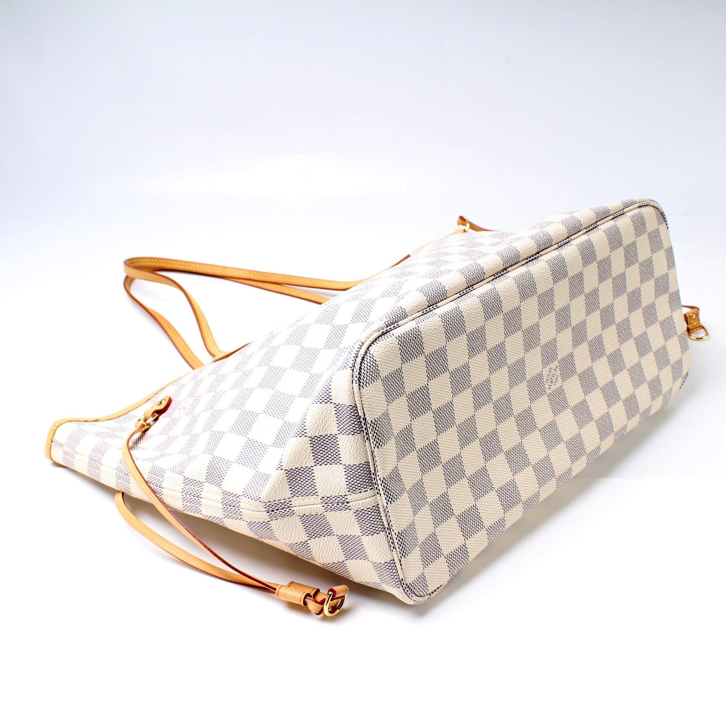 Louis Vuitton Neverfull MM Azur Damier Tote Bag Azur 29