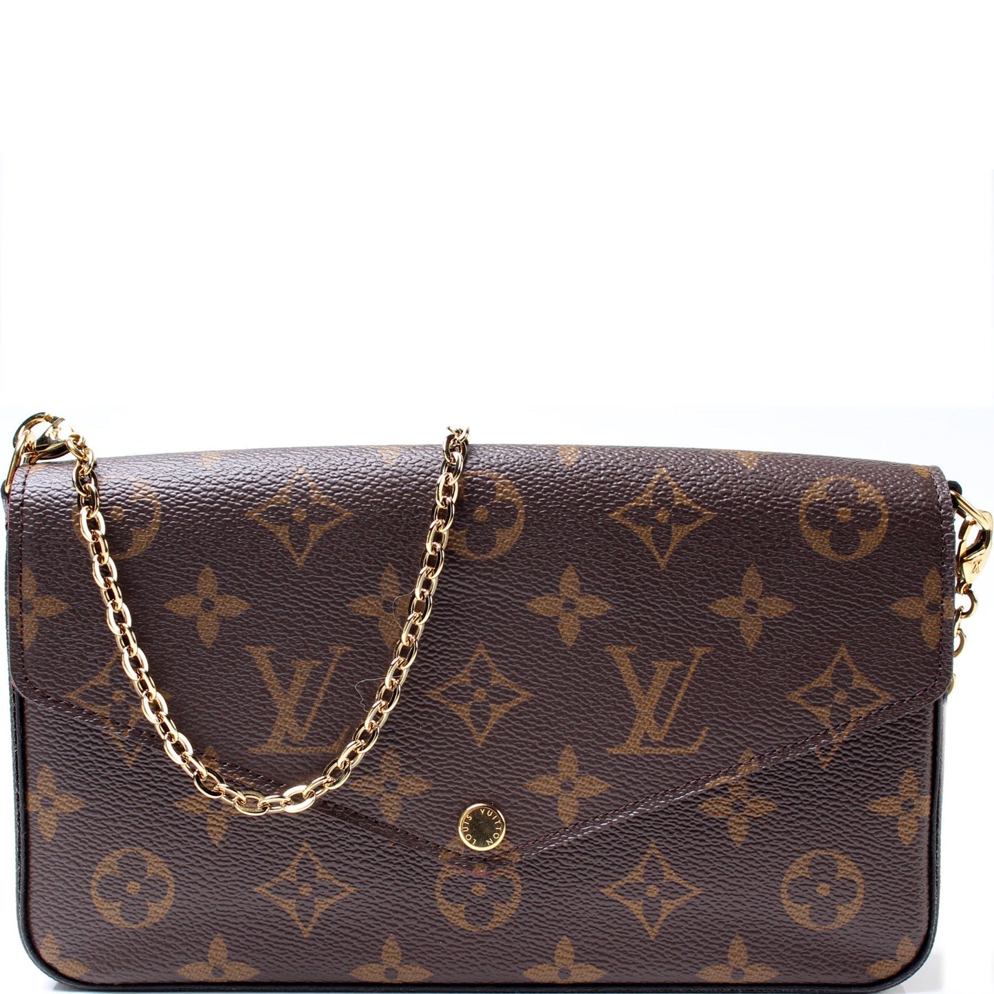 Louis Vuitton Pochette Felicie Monogram Clutch Bag Monogram 19