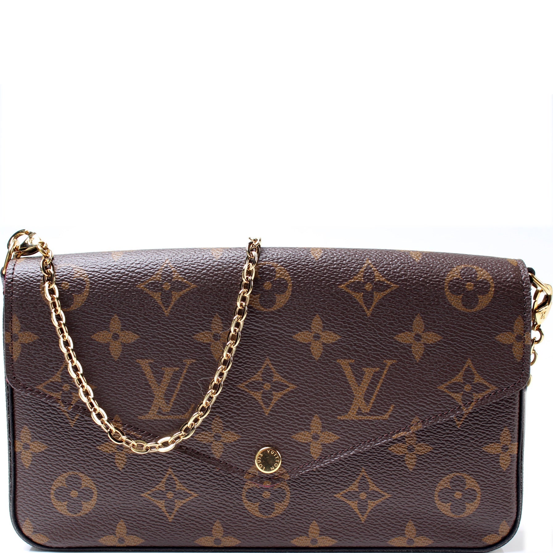 Louis Vuitton Pochette Felicie Monogram Clutch Bag Monogram 19