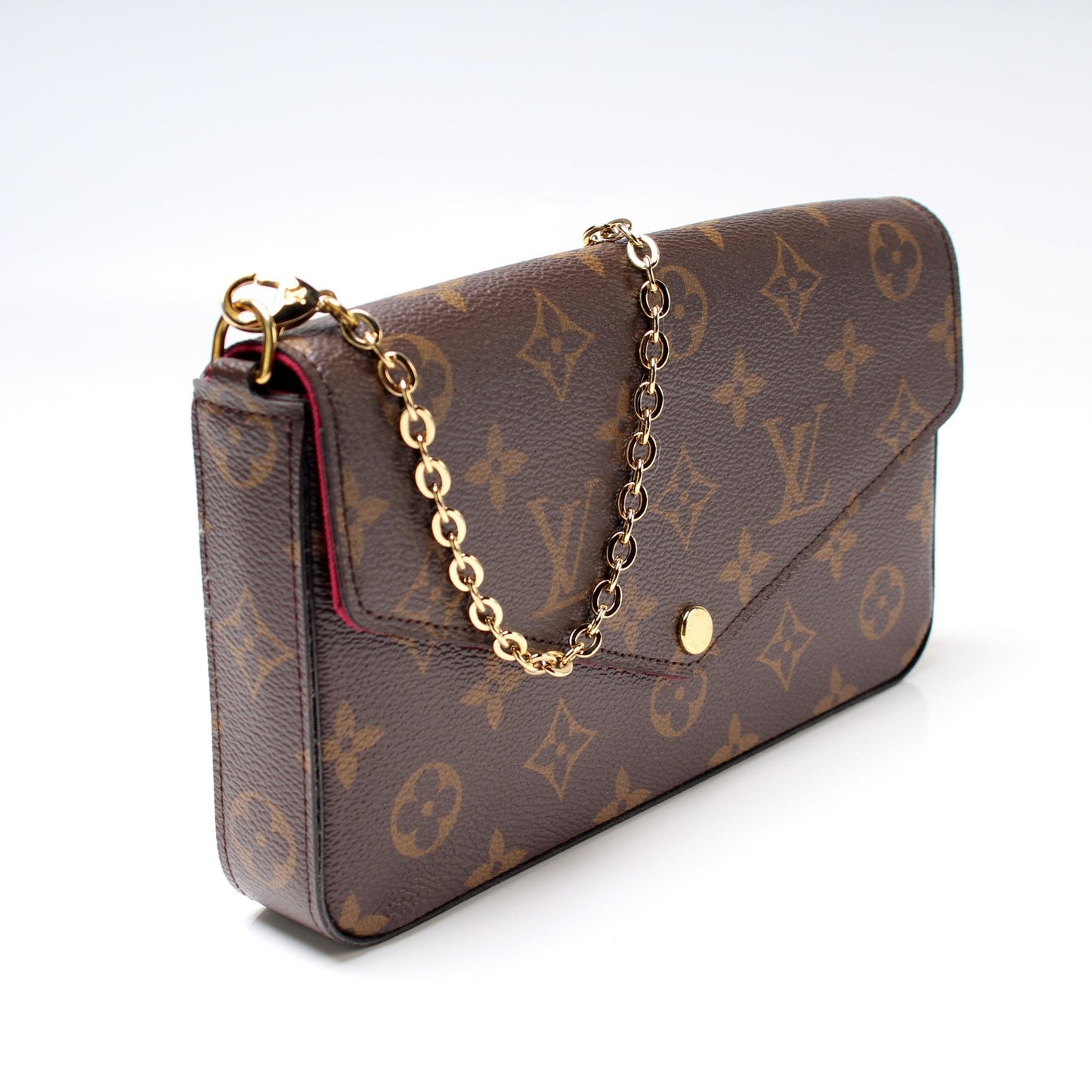 Louis Vuitton Pochette Felicie Monogram Clutch Bag Monogram 19
