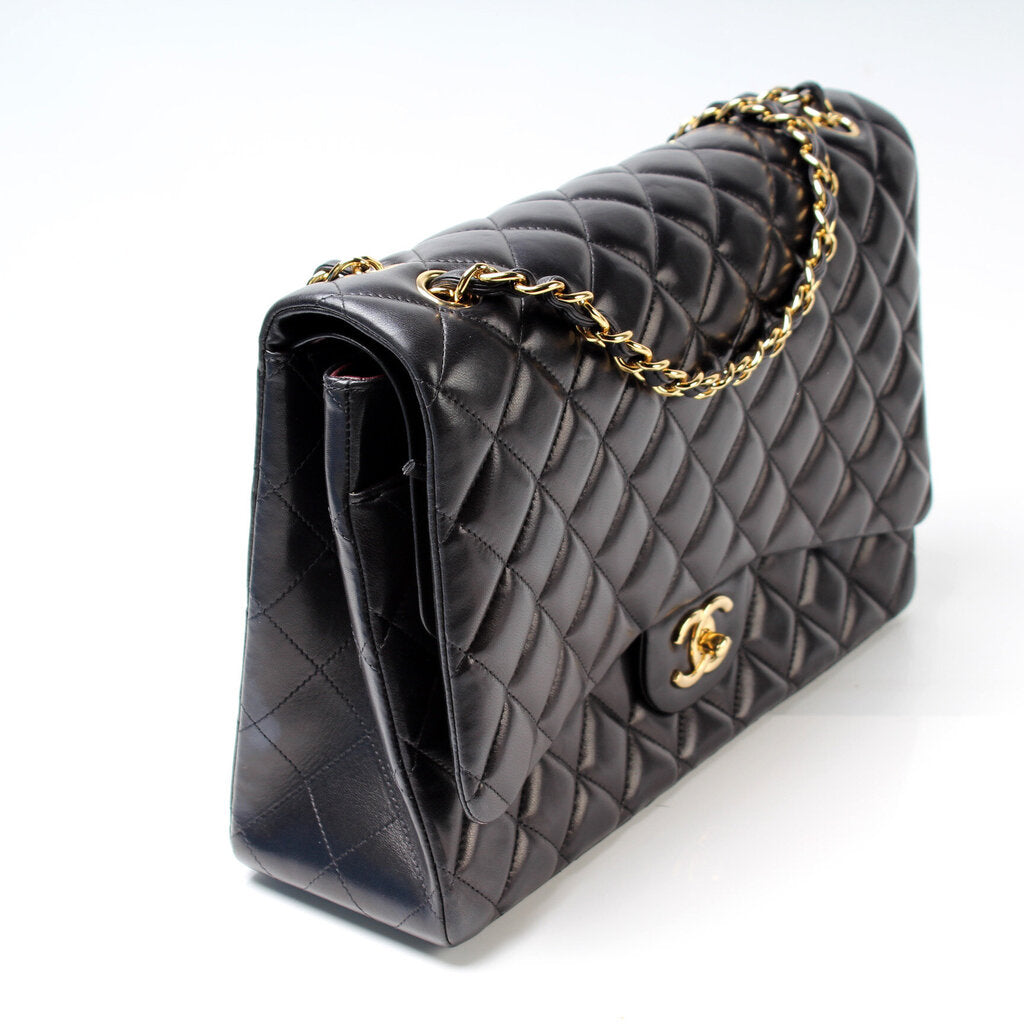 Chanel Classic Flap Maxi Lambskin 14-16M Handbag