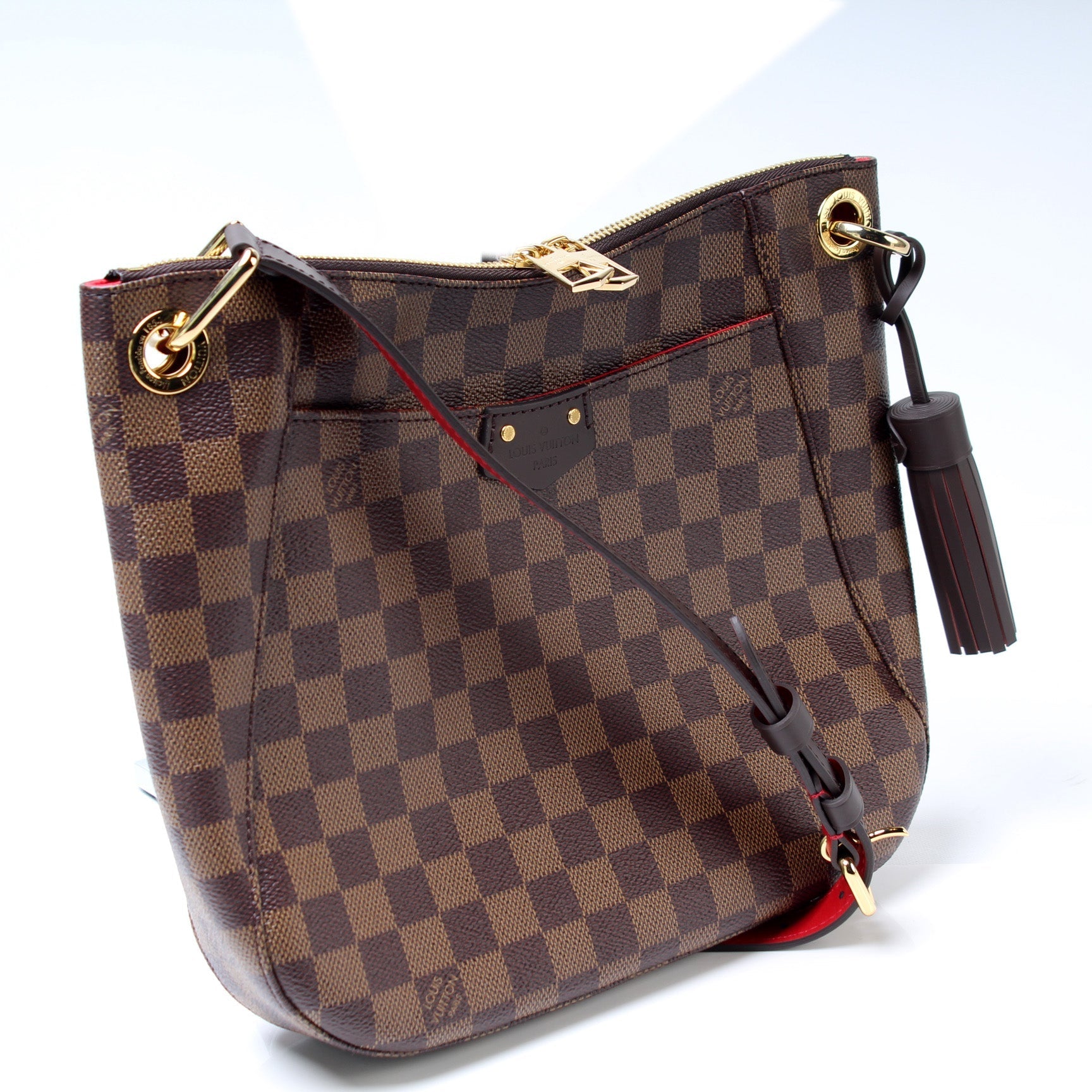 Louis Vuitton South Bank Besace Ebene Damier Handbag