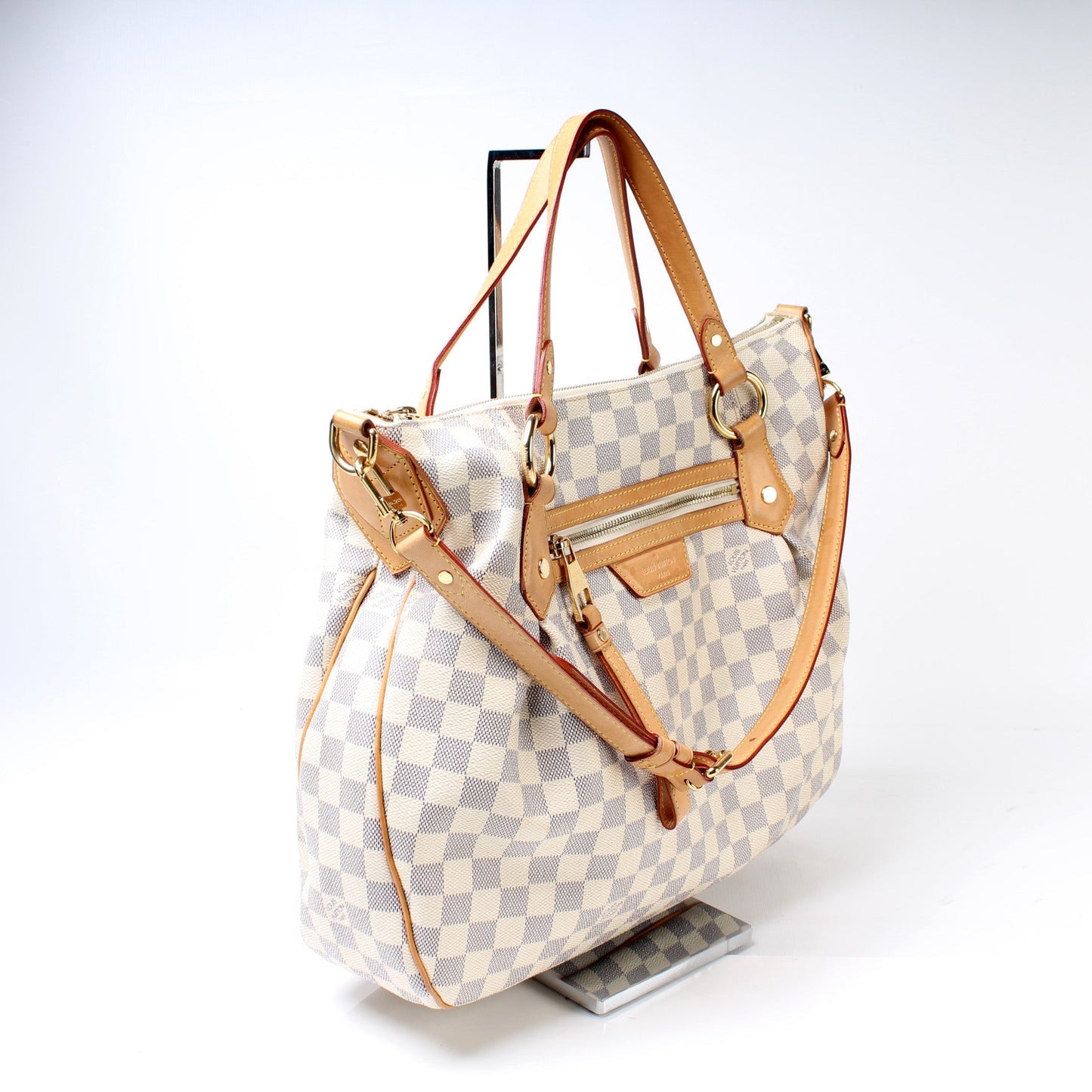 Louis Vuitton Evora MM Azur Handbag