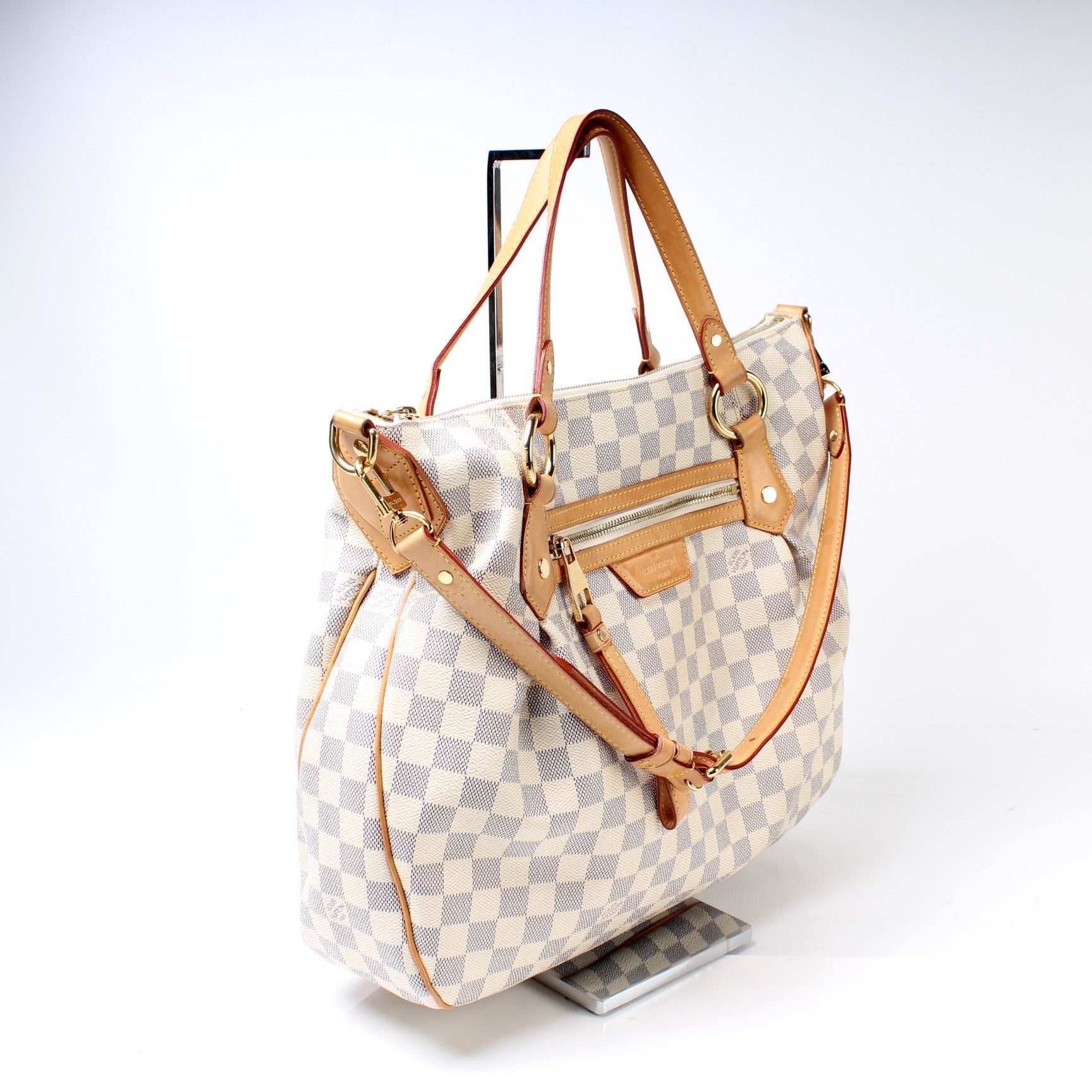 Louis Vuitton Evora MM Azur Handbag