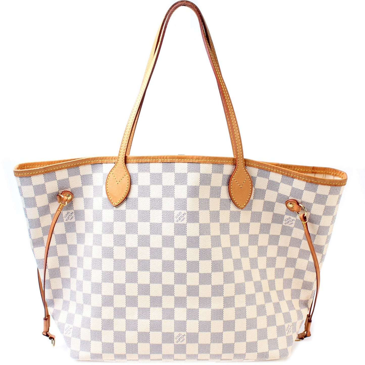 Louis Vuitton Neverfull MM Azur Damier Tote Bag Azur 32