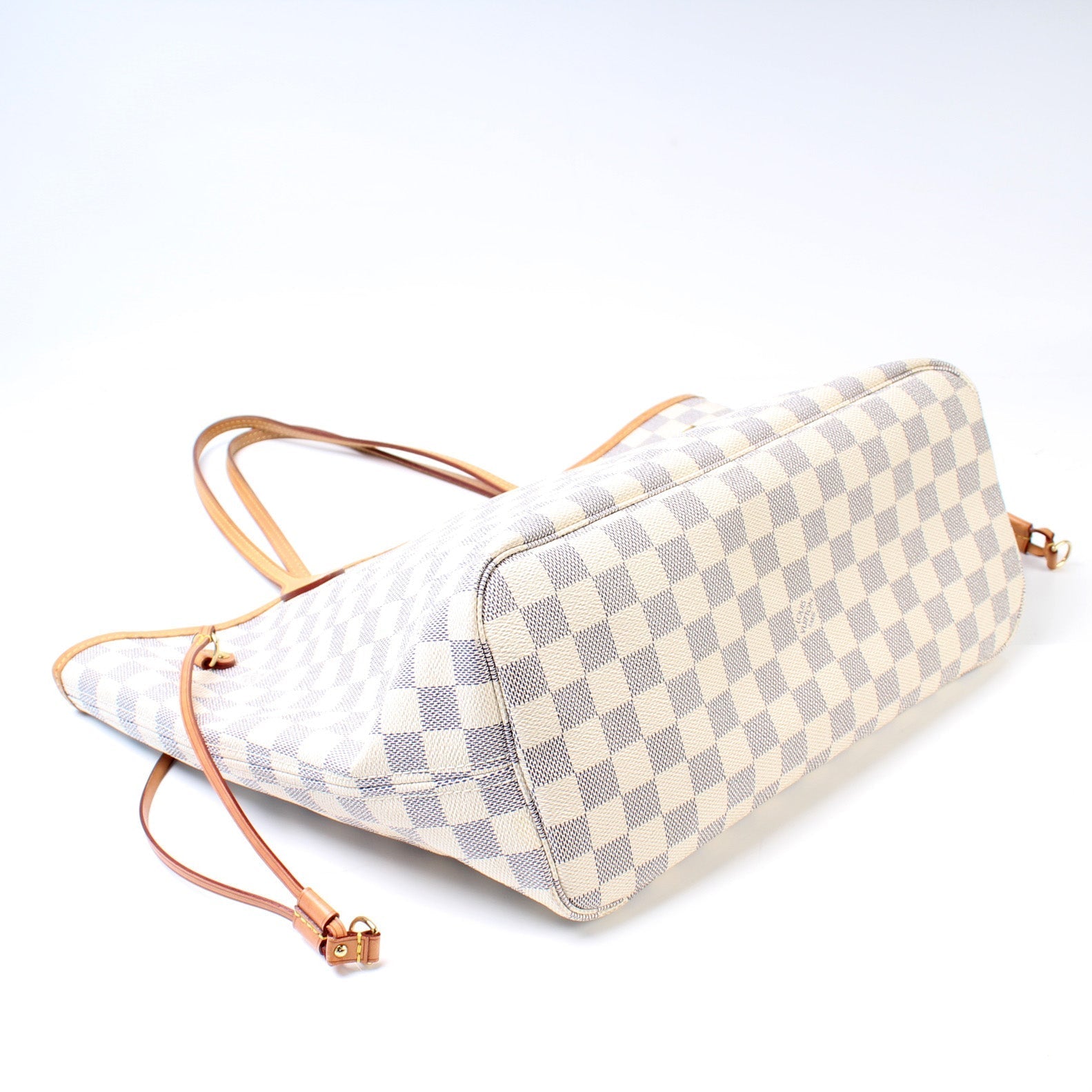 Louis Vuitton Neverfull MM Azur Damier Tote Bag Azur 32