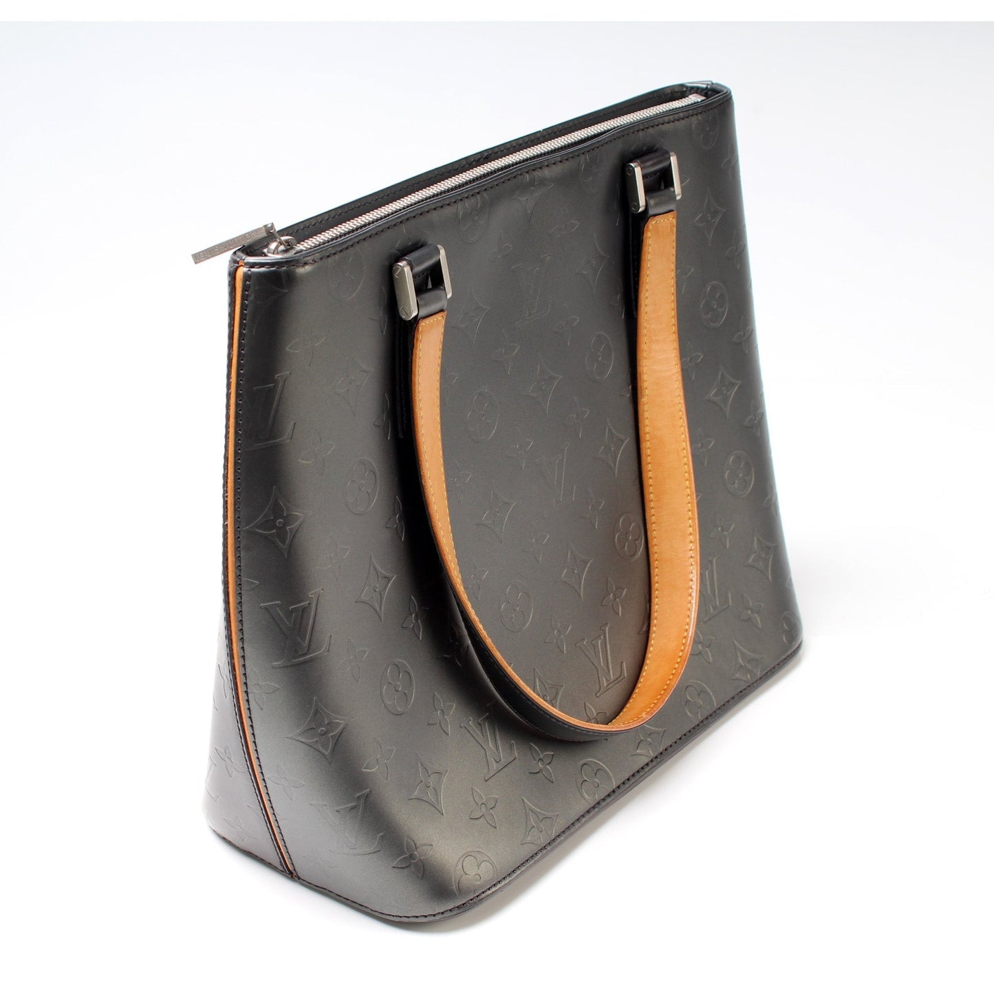 Louis Vuitton Stockton Mat Monogram Leather Handbag