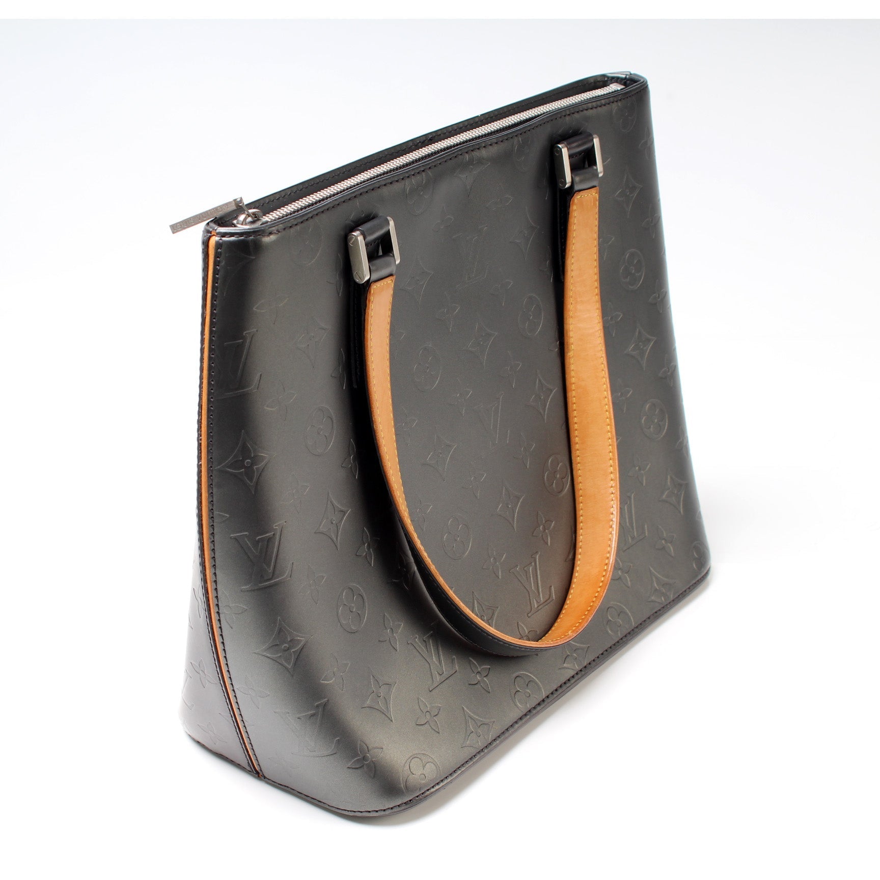 Louis Vuitton Stockton Mat Monogram Leather Handbag