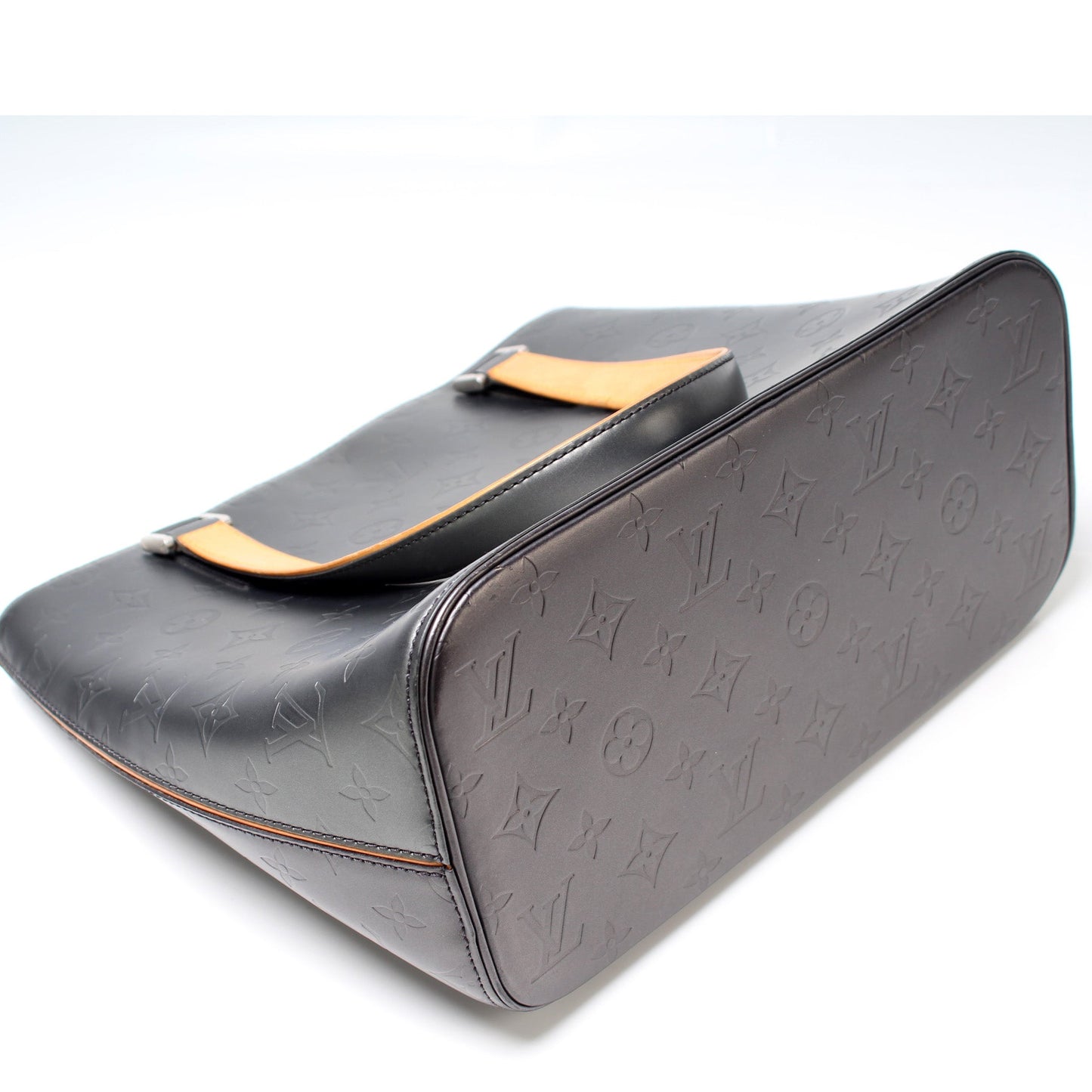 Louis Vuitton Stockton Mat Monogram Leather Handbag