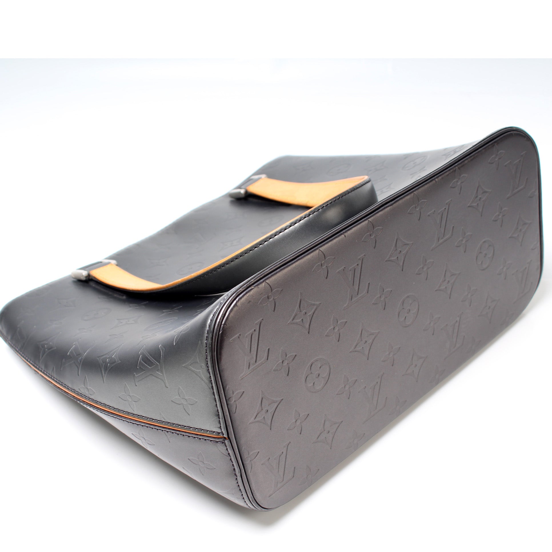 Louis Vuitton Stockton Mat Monogram Leather Handbag