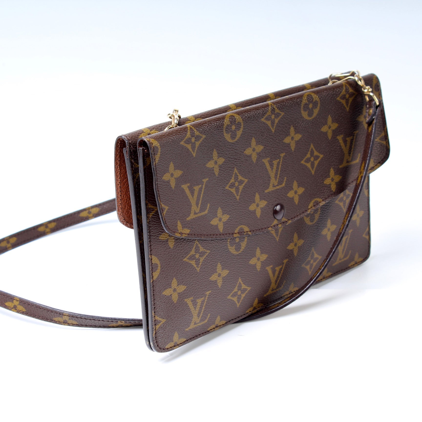 Louis Vuitton Double Flap Rabat Shoulder Bag
