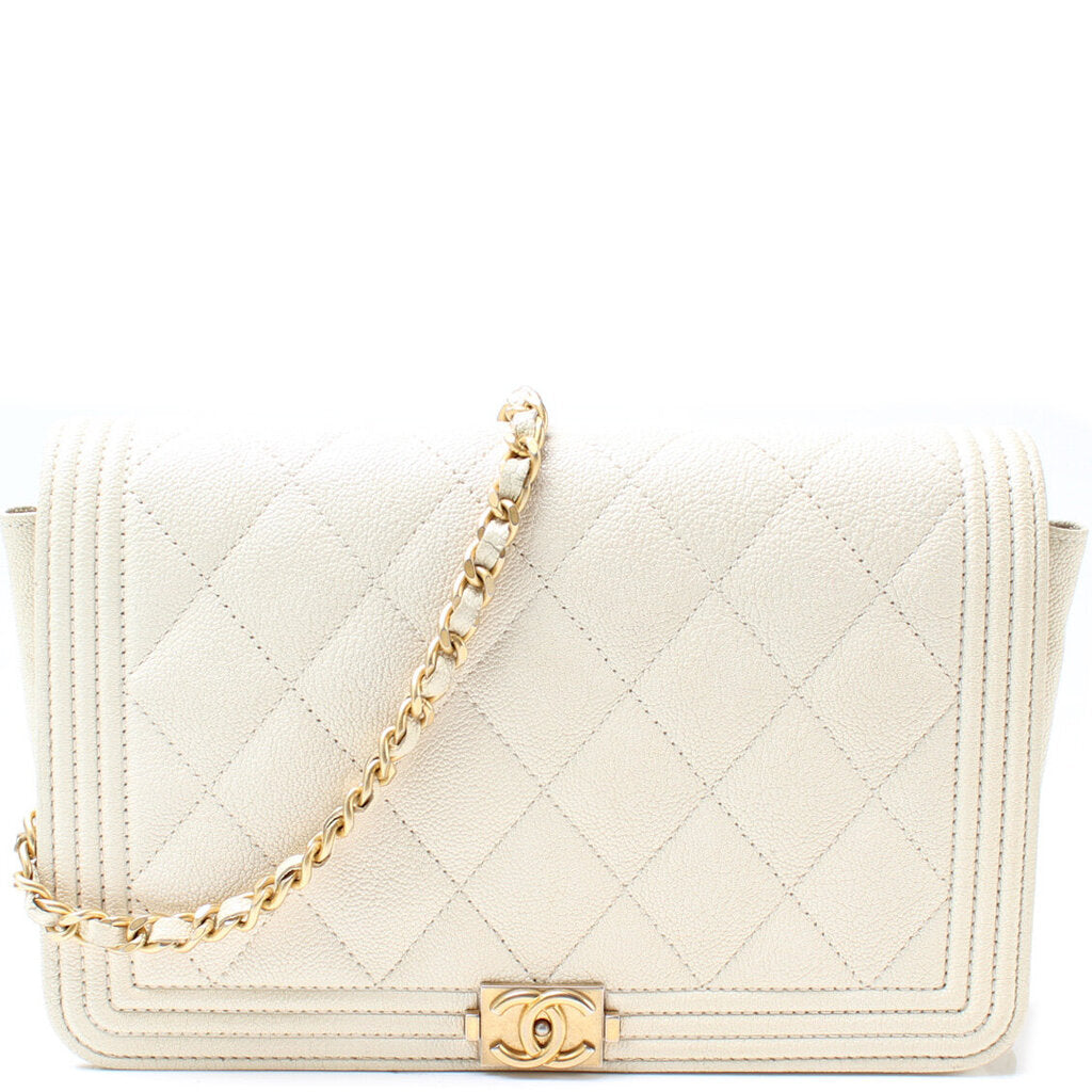 Chanel WOC Boy Caviar 25M Clutch Bag