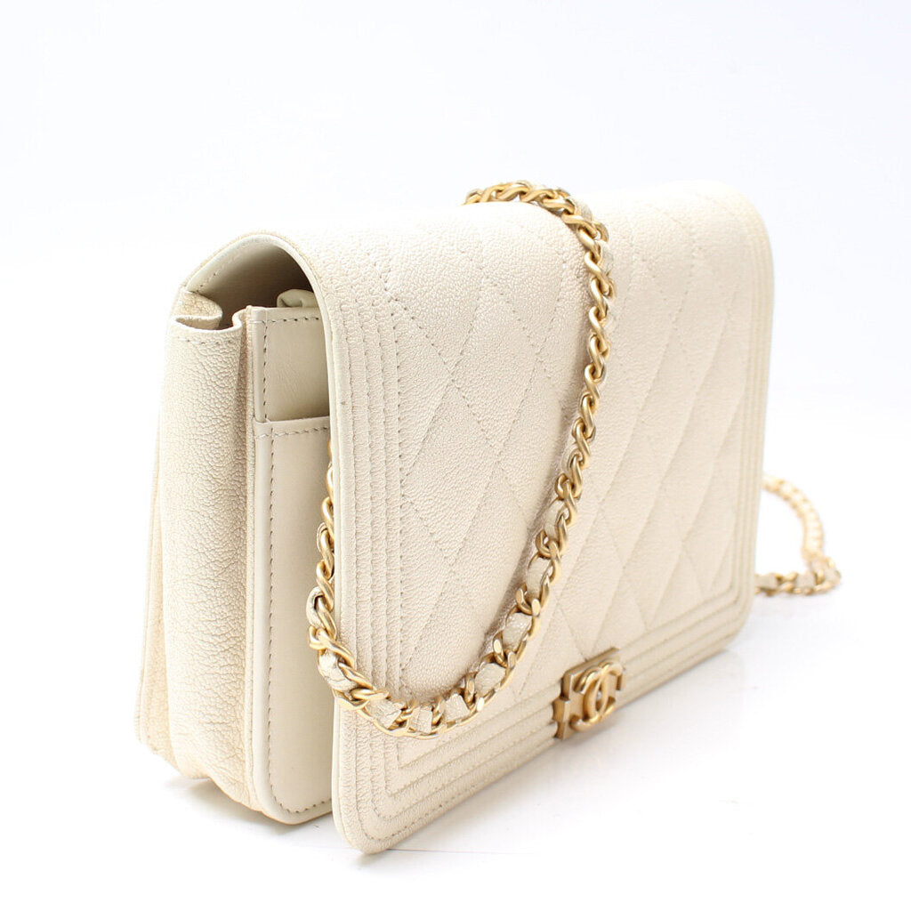 Chanel WOC Boy Caviar 25M Clutch Bag