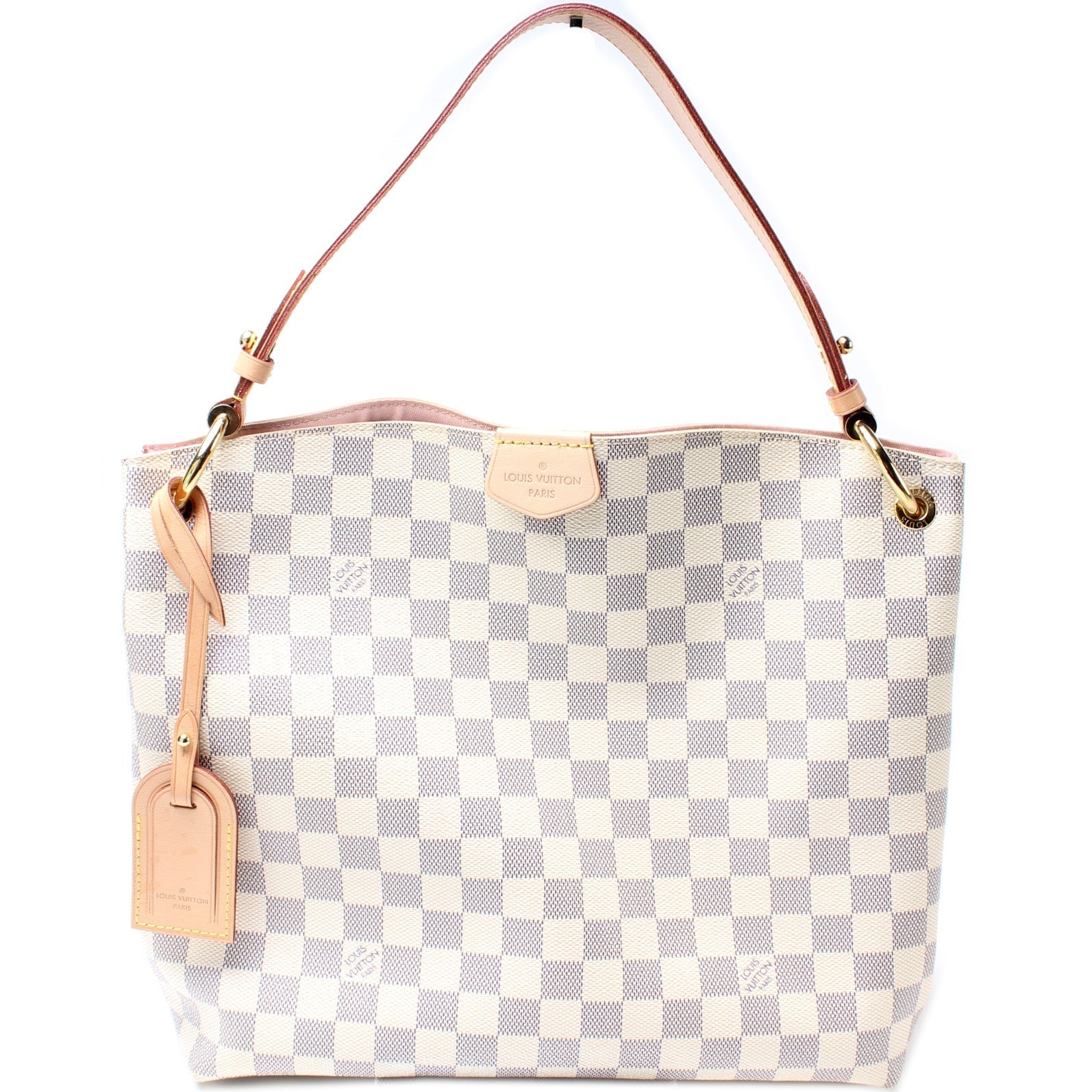 Louis Vuitton Graceful PM Azur Damier Handbag Azur 4