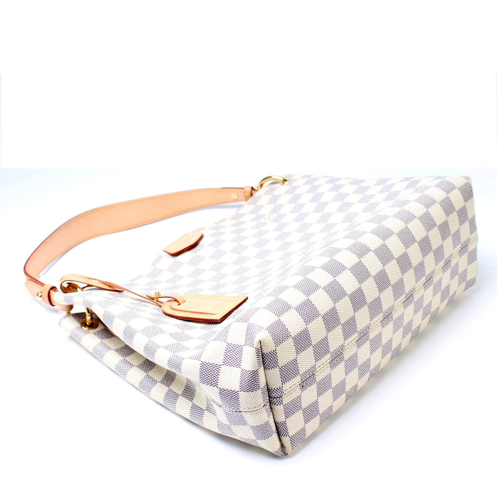 Louis Vuitton Graceful PM Azur Damier Handbag Azur 4