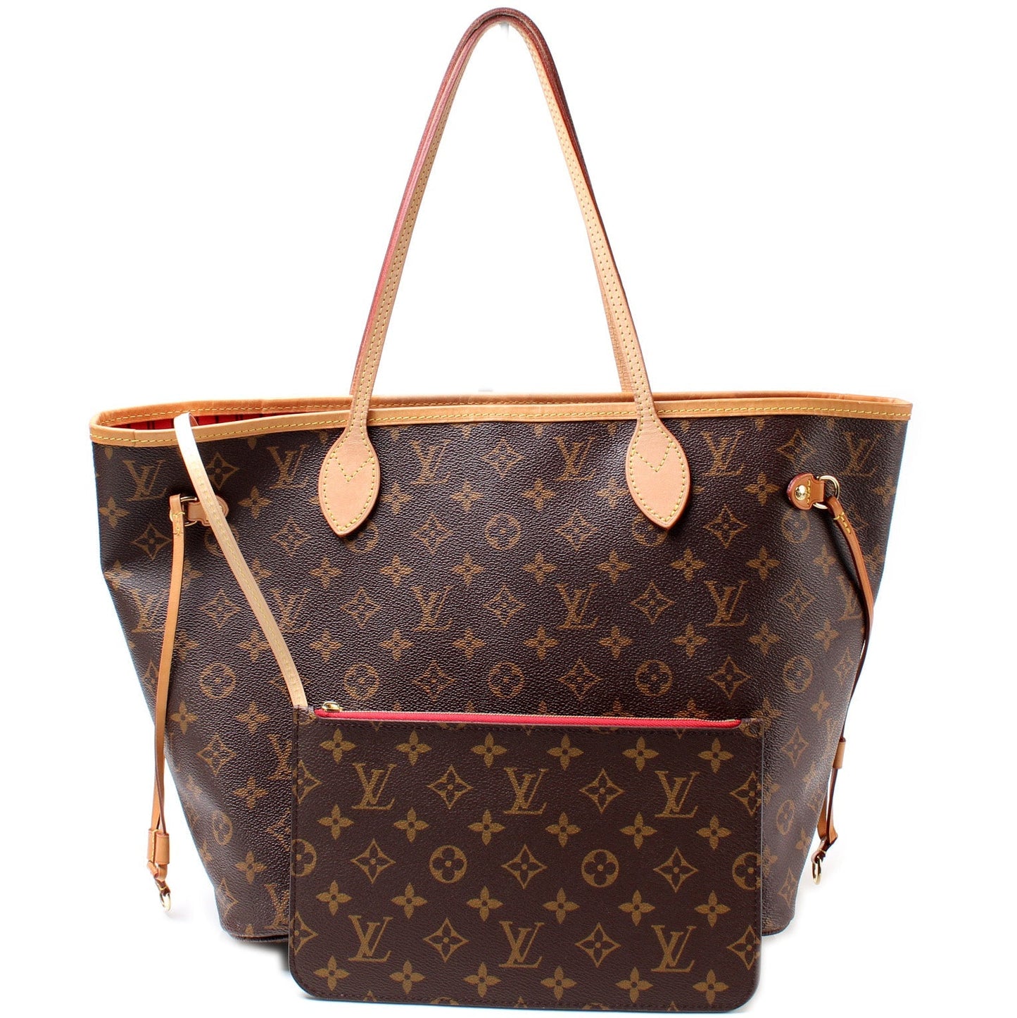 Louis Vuitton Neverfull MM W Pochette Monogram Tote Bag Monogram 3