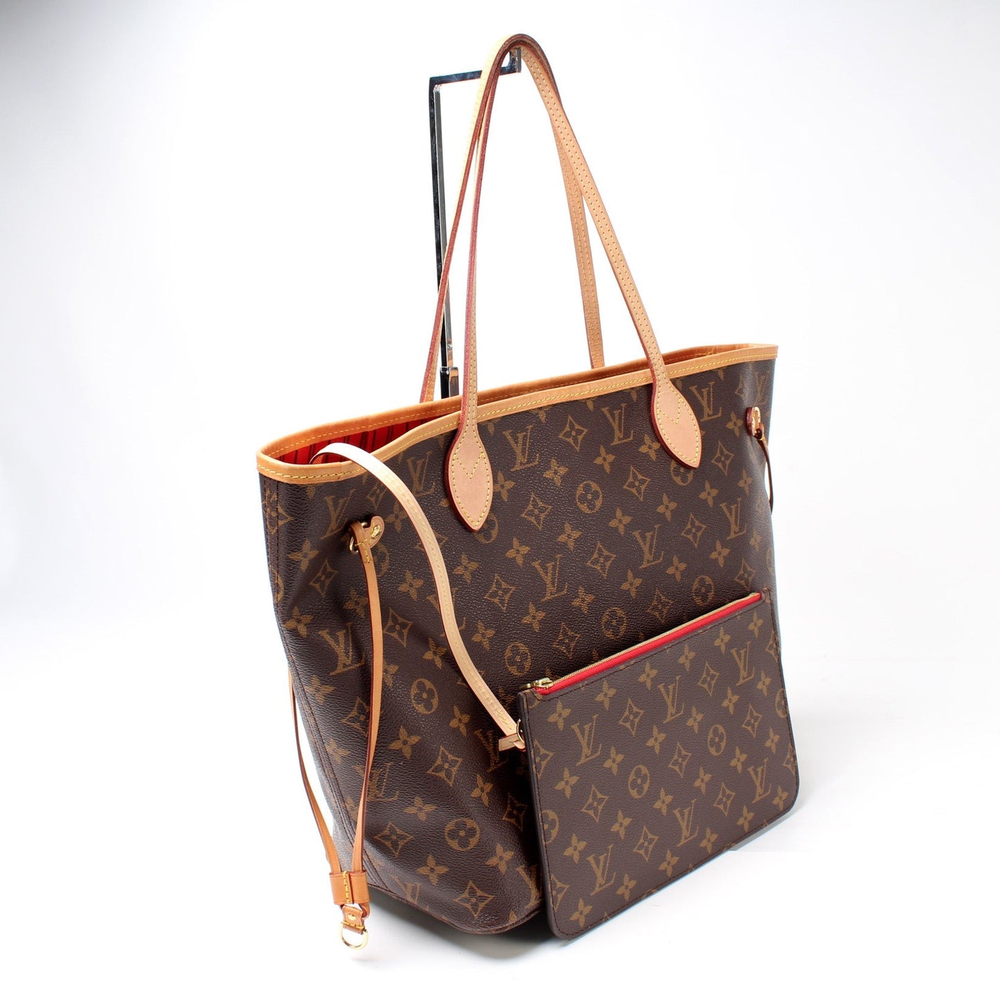 Louis Vuitton Neverfull MM W Pochette Monogram Tote Bag Monogram 3
