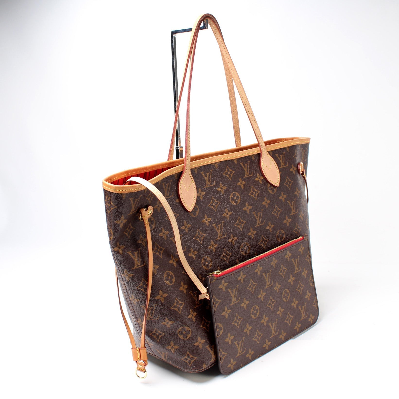 Louis Vuitton Neverfull MM W Pochette Monogram Tote Bag Monogram 3