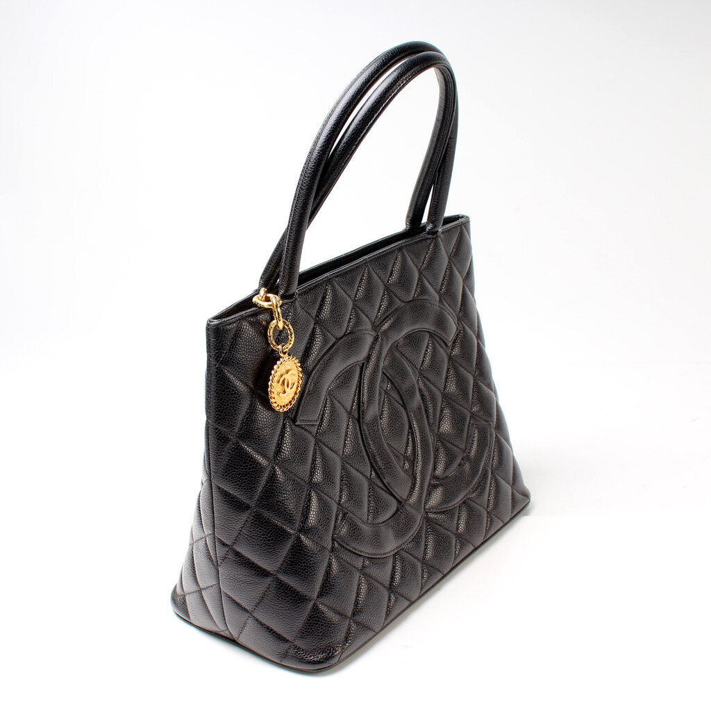 Chanel Medallion Caviar Tote Bag Caviar 7
