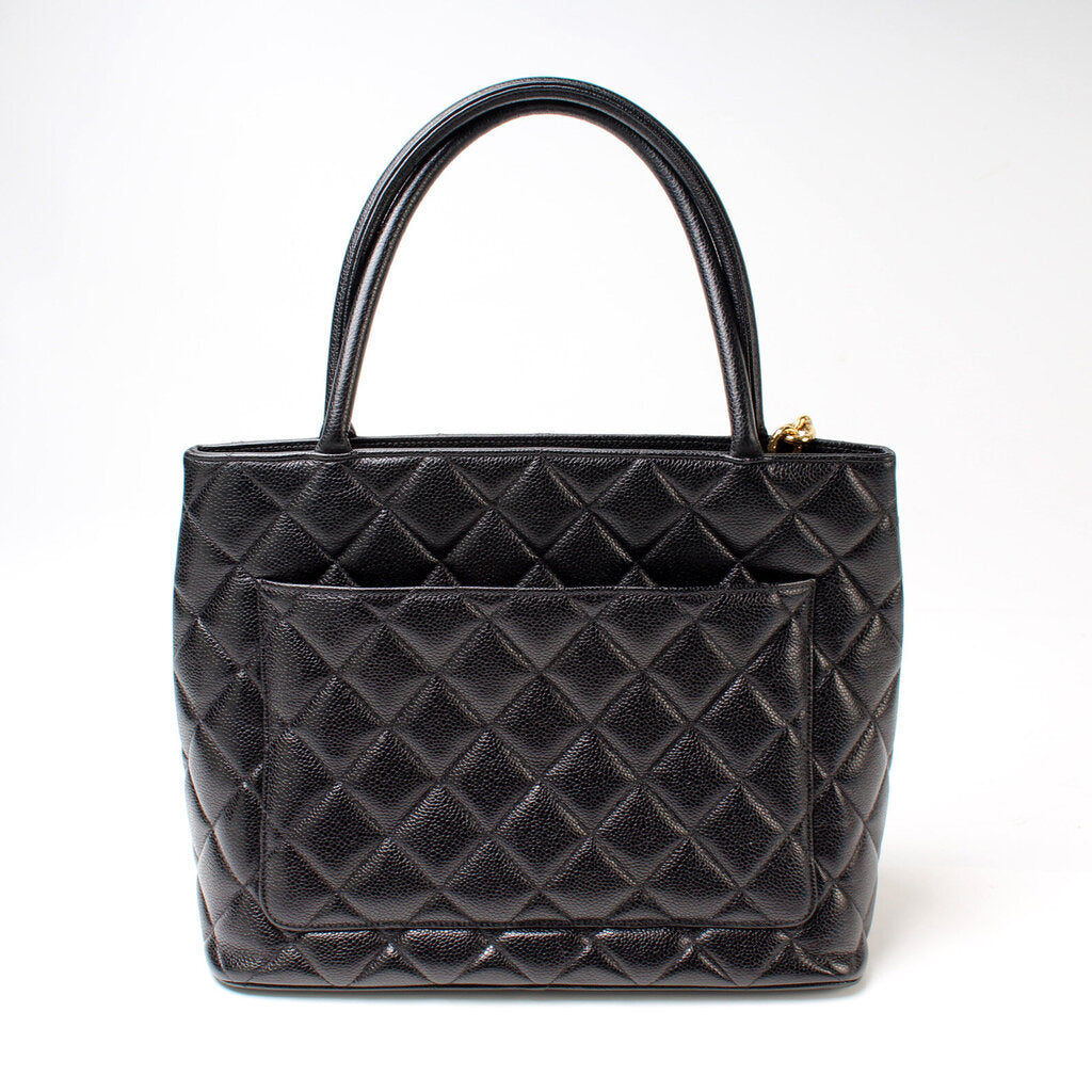 Chanel Medallion Caviar Tote Bag Caviar 7