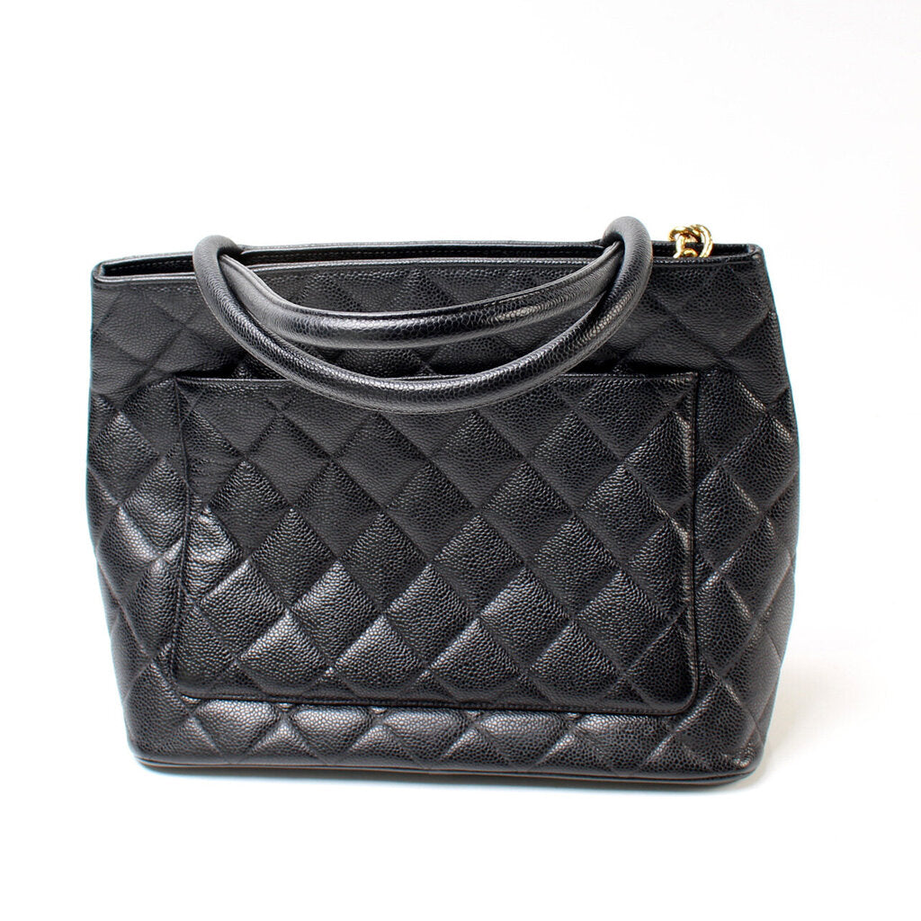 Chanel Medallion Caviar Tote Bag Caviar 9