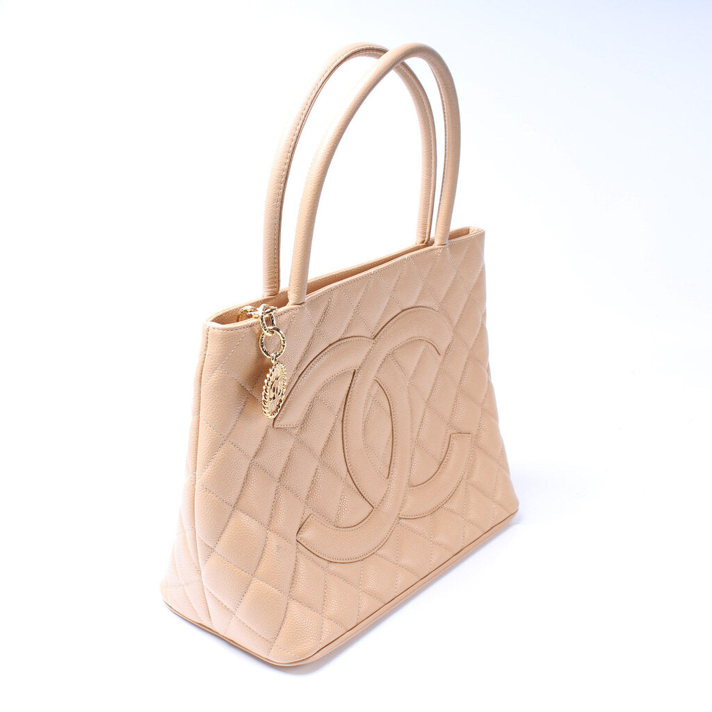 Chanel Medallion Caviar Tote Bag Caviar 8