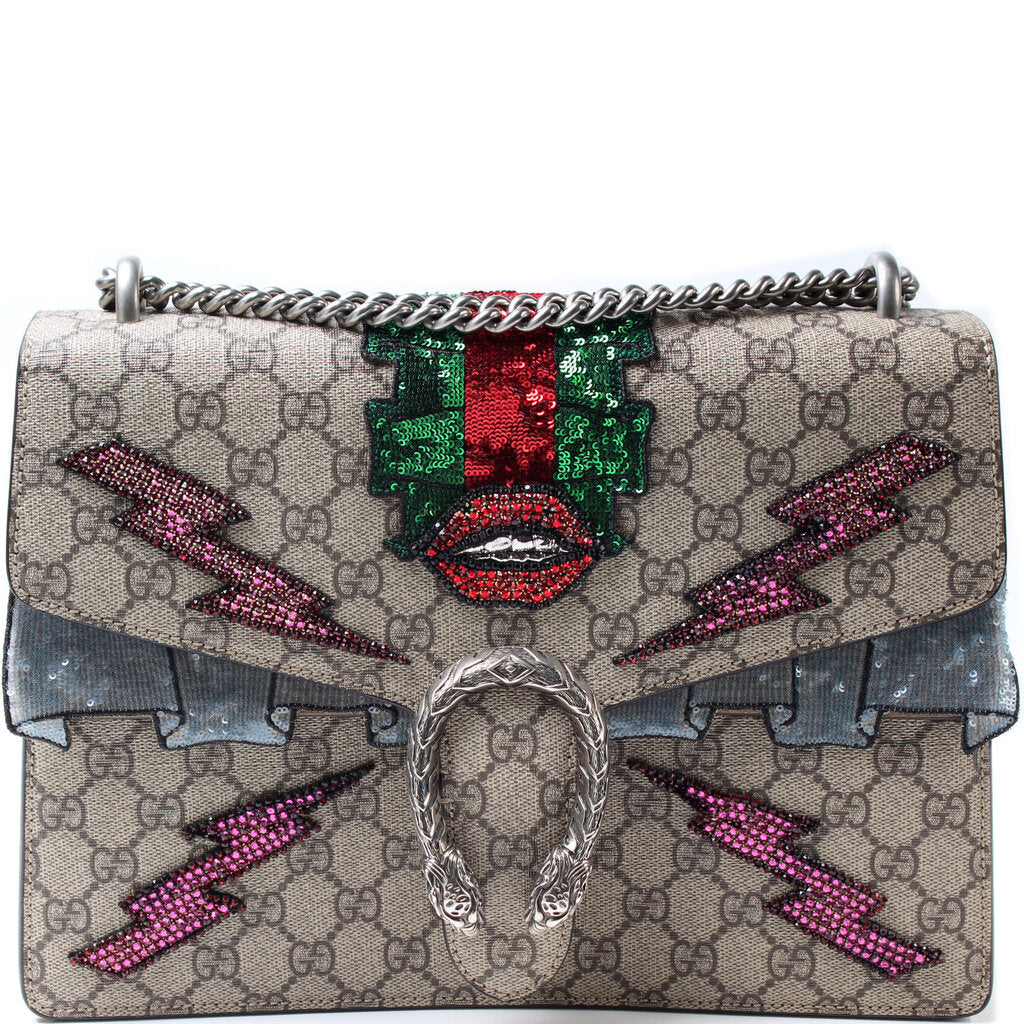 Gucci Dionysus Embroidered Sequin Medium Travel Bag