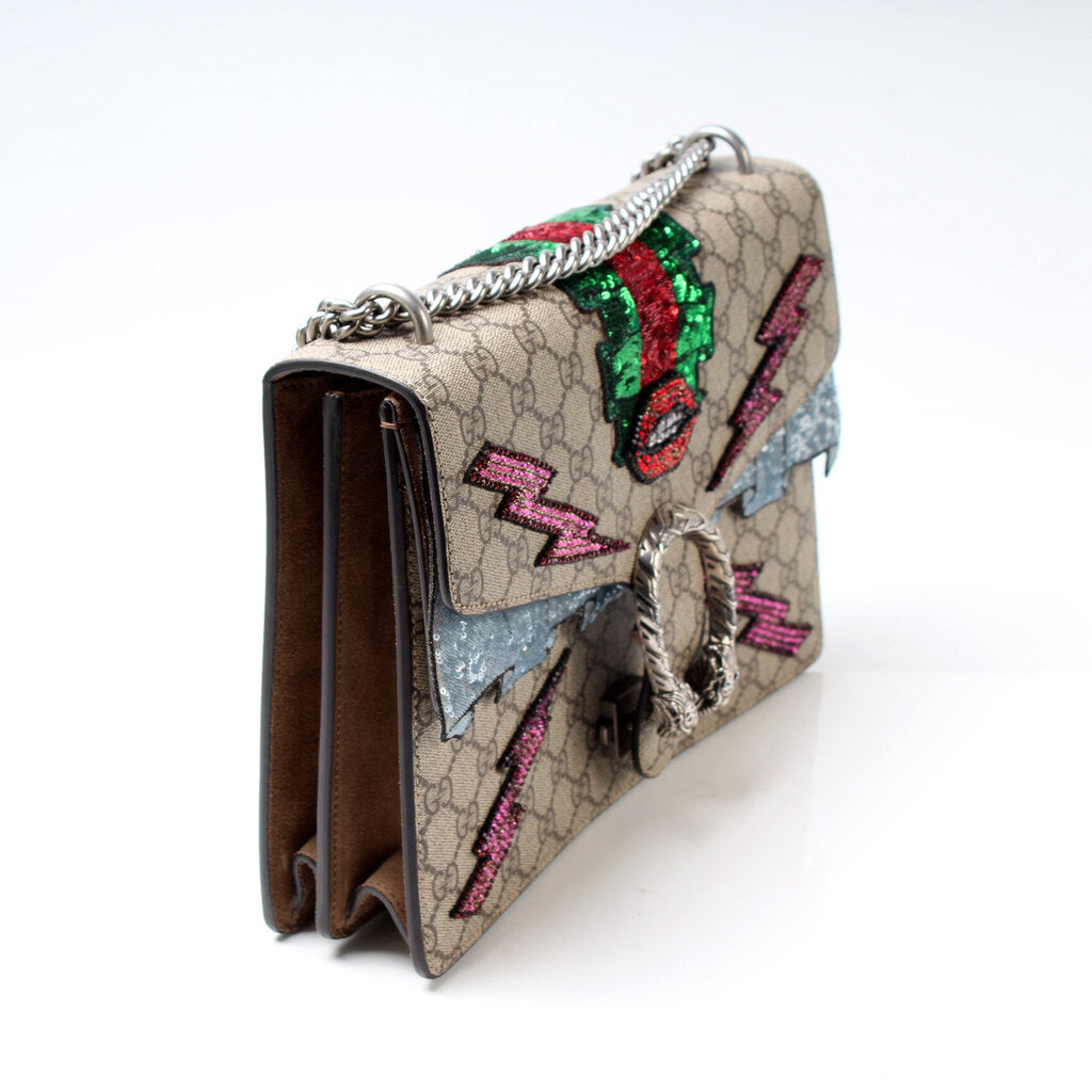 Gucci Dionysus Embroidered Sequin Medium Travel Bag