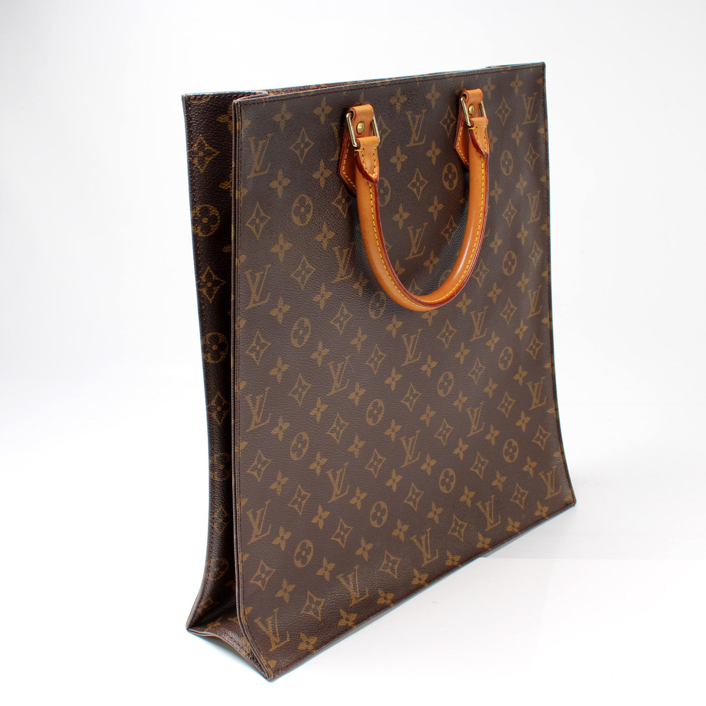 Louis Vuitton Sac Plat Monogram Handbag