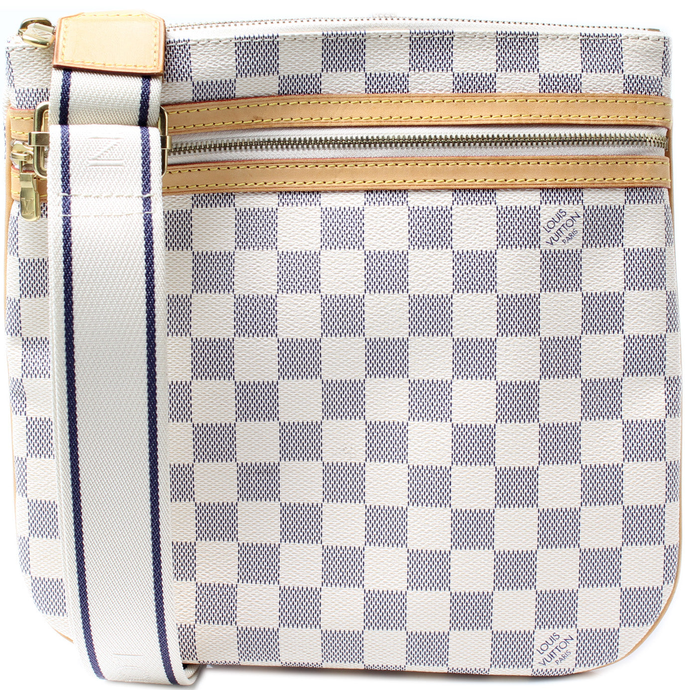 Louis Vuitton Pochette Bosphore Azur Damier Clutch Bag Azur 6