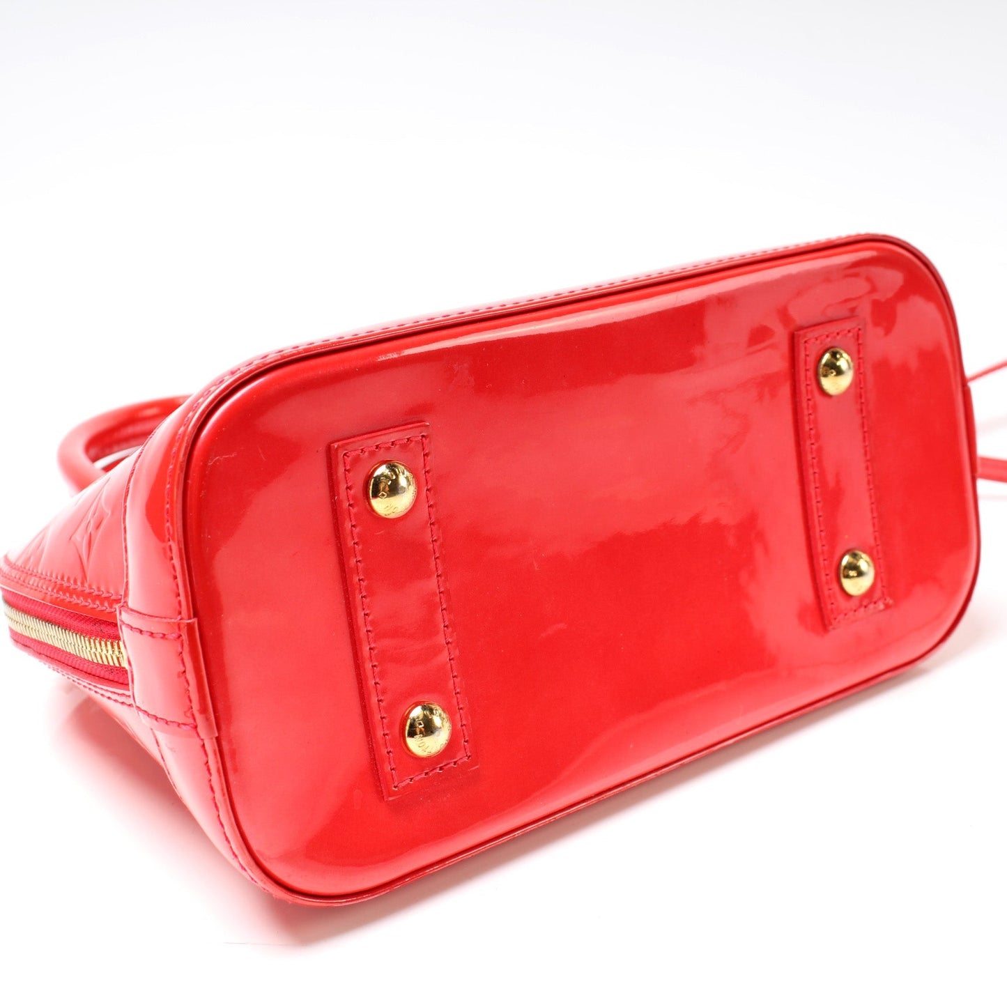 Louis Vuitton Alma BB Vernis Handbag