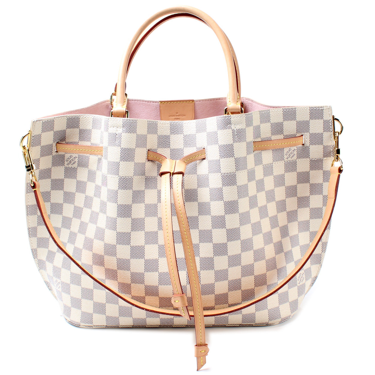 Louis Vuitton Girolata Azur Damier Handbag Azur 7