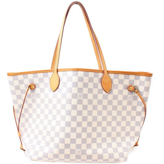 Louis Vuitton Neverfull MM Azur Damier Tote Bag Azur 33
