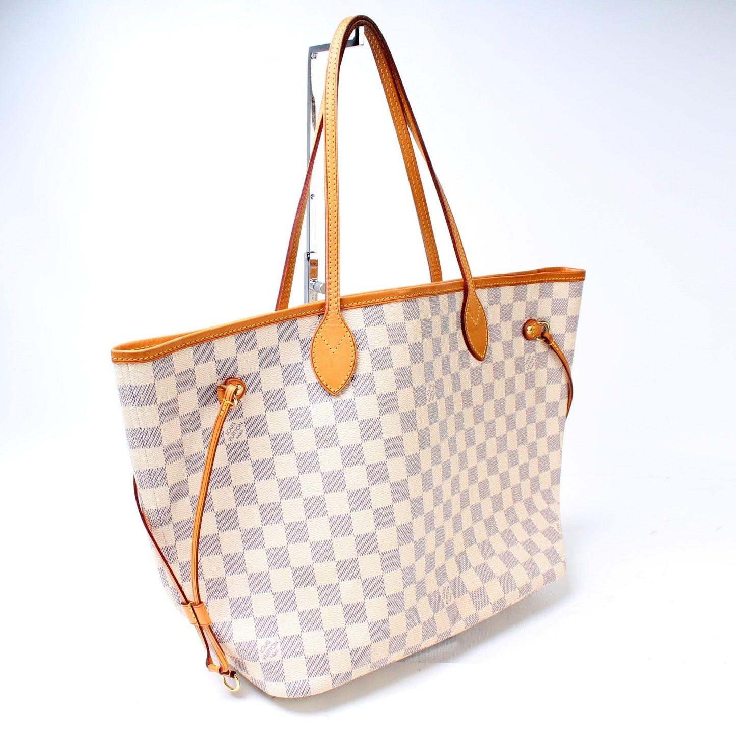 Louis Vuitton Neverfull MM Azur Damier Tote Bag Azur 33