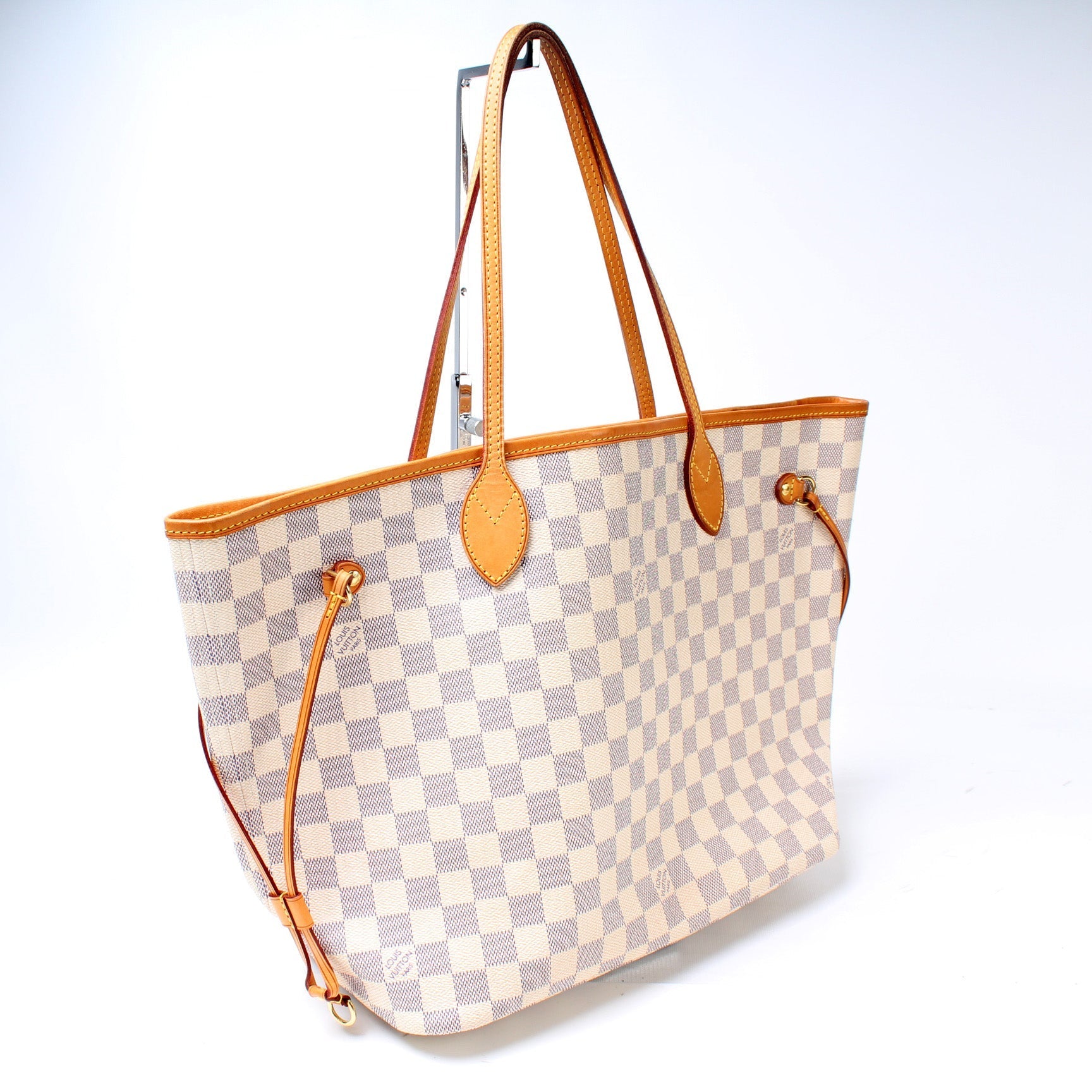 Louis Vuitton Neverfull MM Azur Damier Tote Bag Azur 33